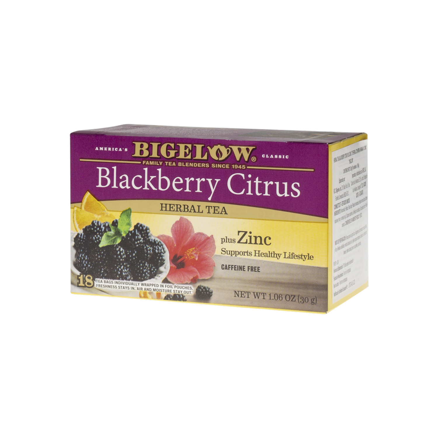 Té Con Mora Naranja Y Zinc BIGELOW 30 G