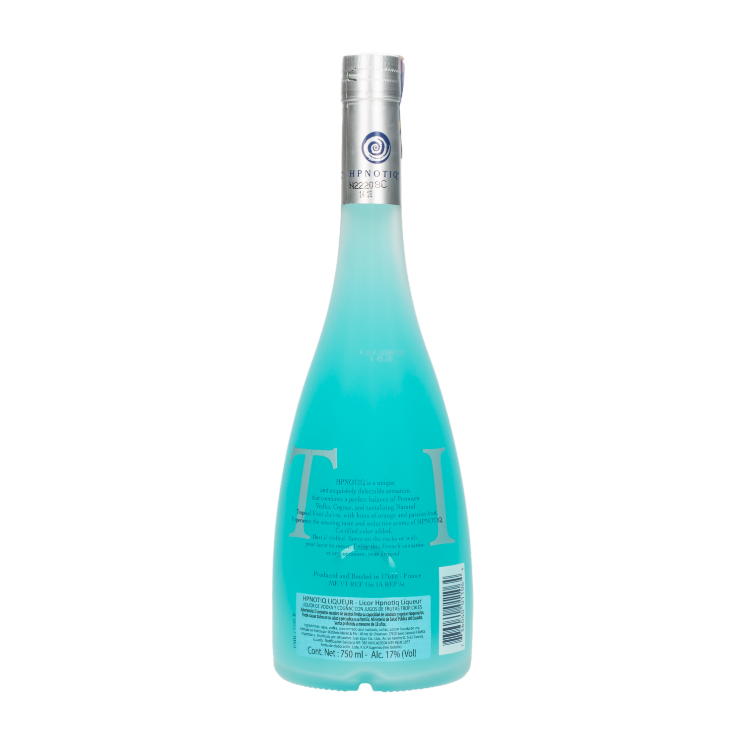 Coctel A Base De Vodka Y Coñac HPNOTIQ 750 Ml