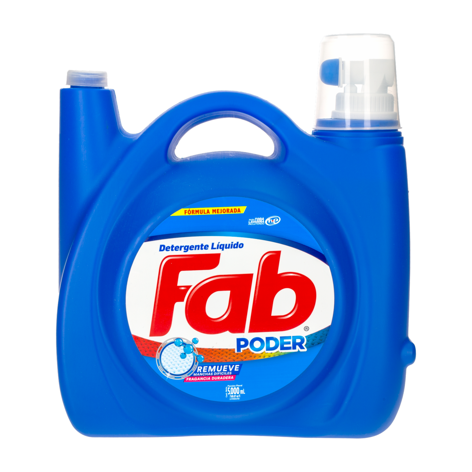Detergente Líquido Paraíso Floral FAB 5000 Ml