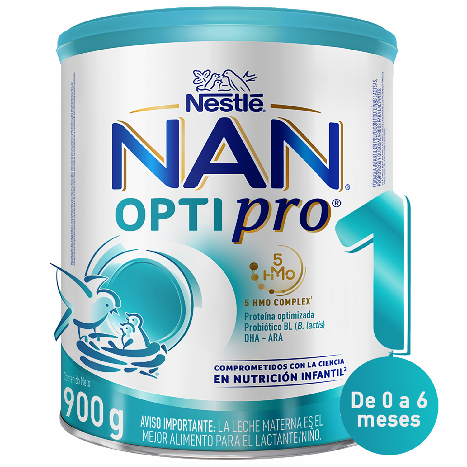 Leche En Fórmula Infantil Primera Etapa NAN 900 G