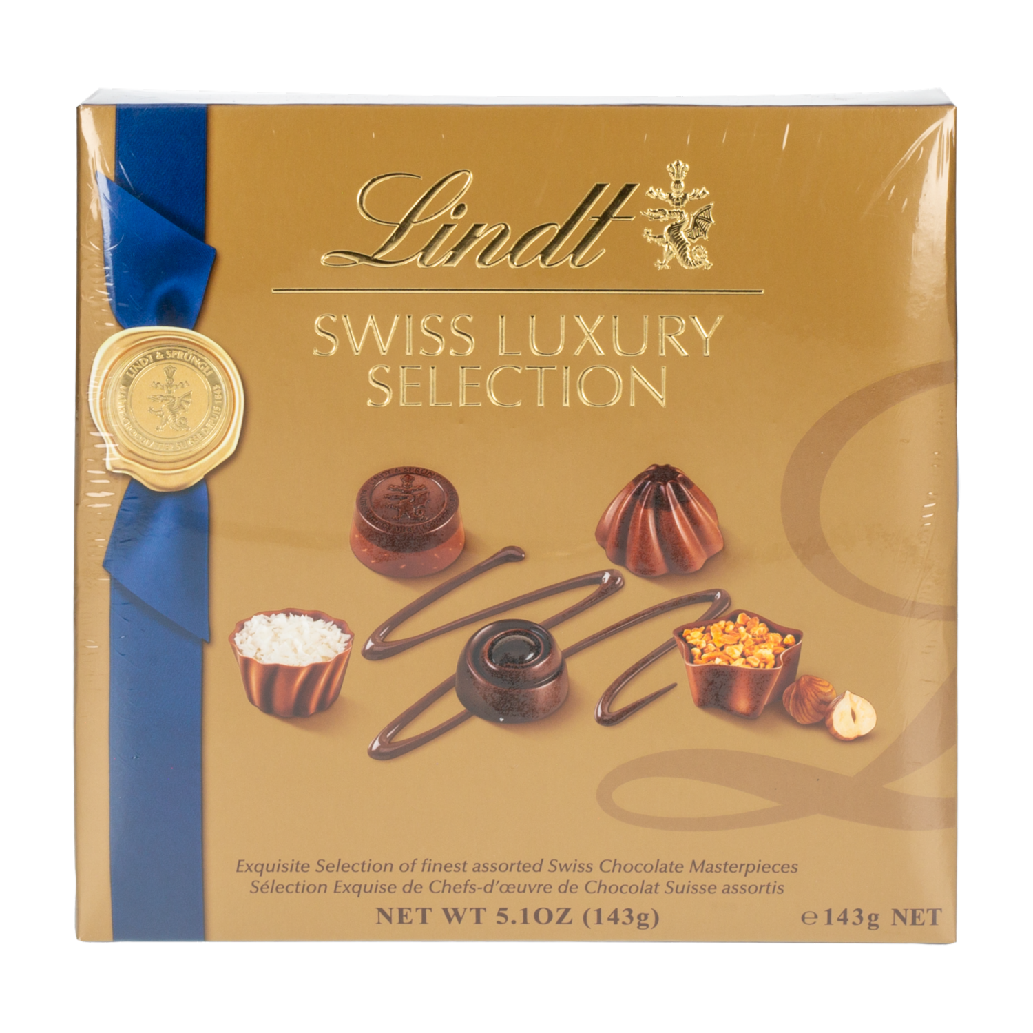 Bombones De Chocolate Swiss Luxury LINDT 143 G