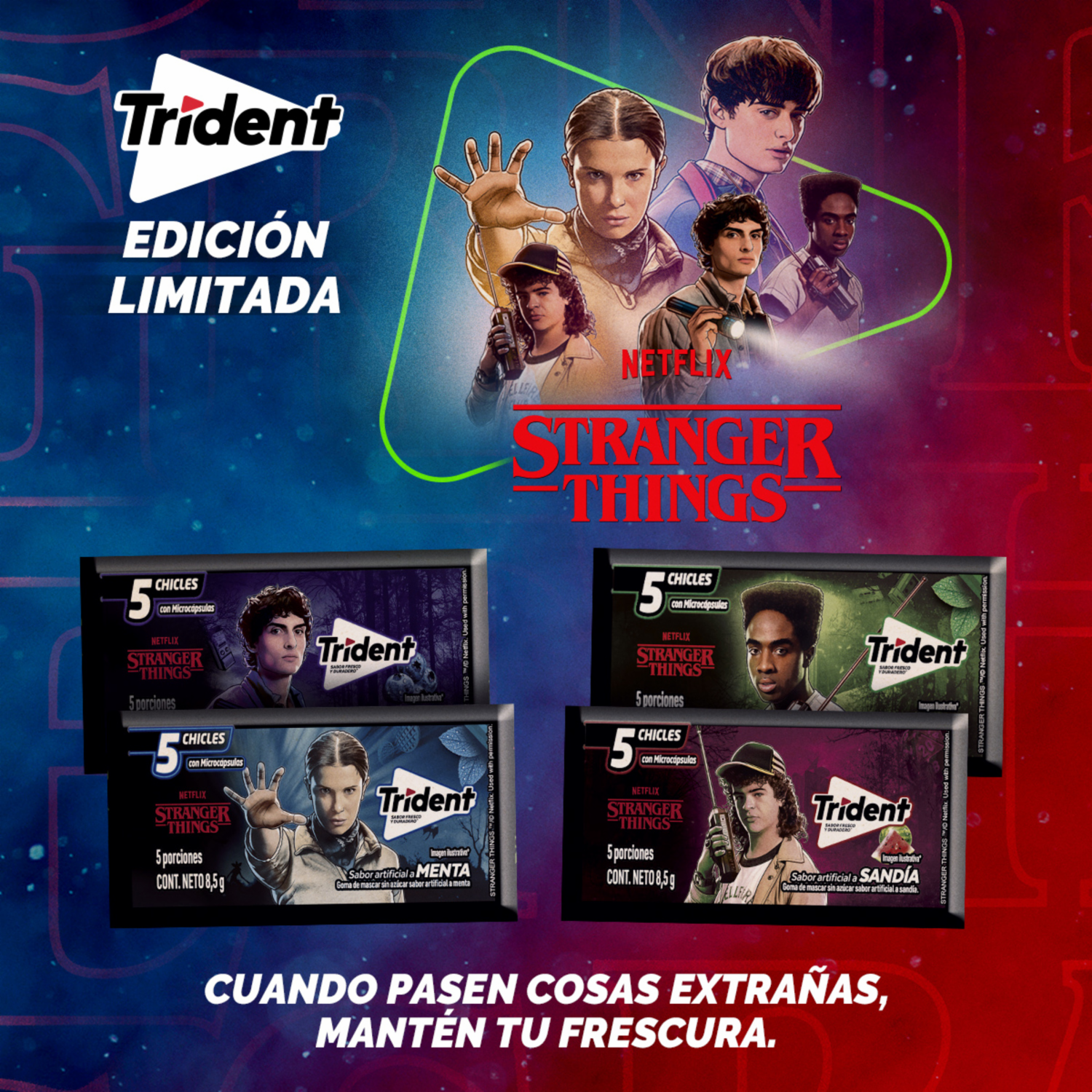 Chicles Sabor A Sandia TRIDENT 153 G
