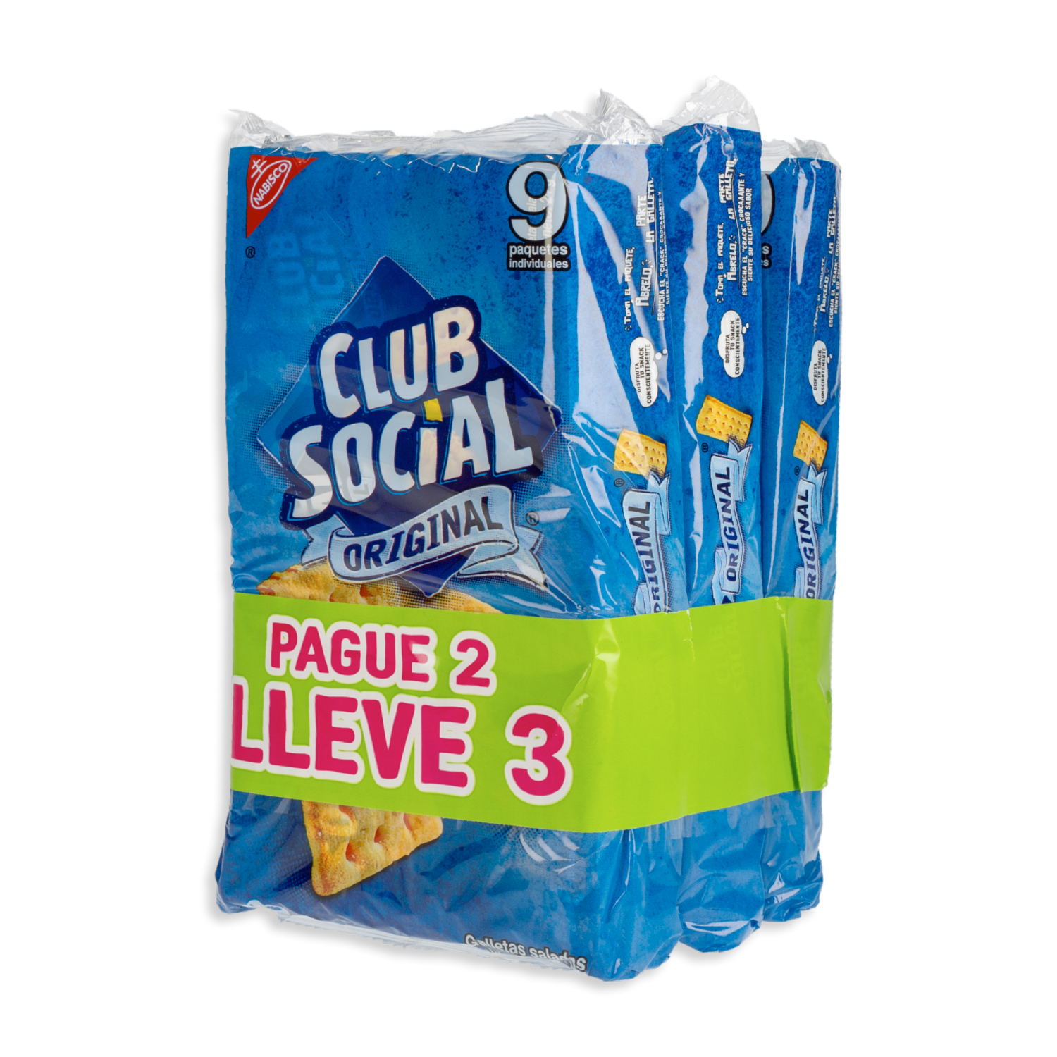 Galletas De Sal Sabor Original CLUB SOCIAL 648 G