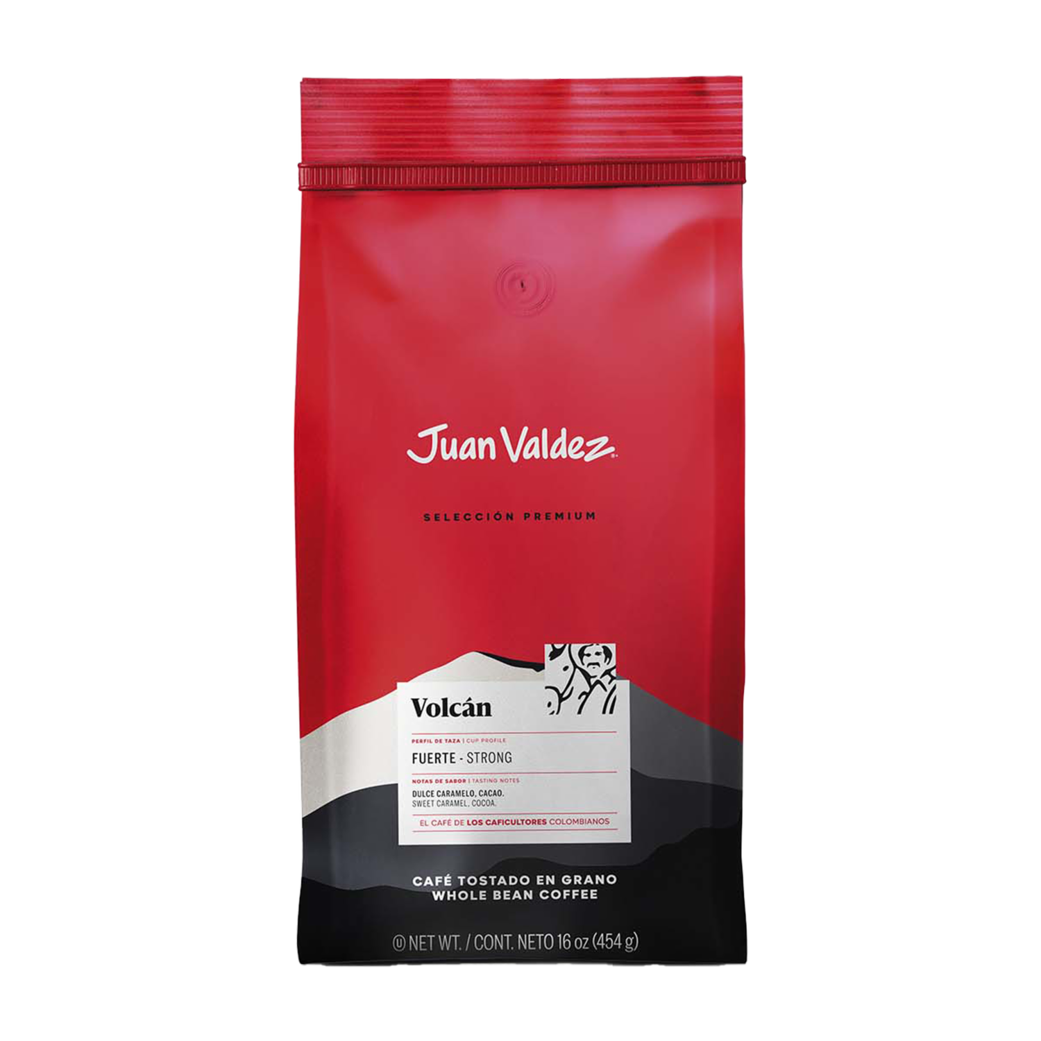 Café En Grano Volcán JUAN VALDEZ 454 G