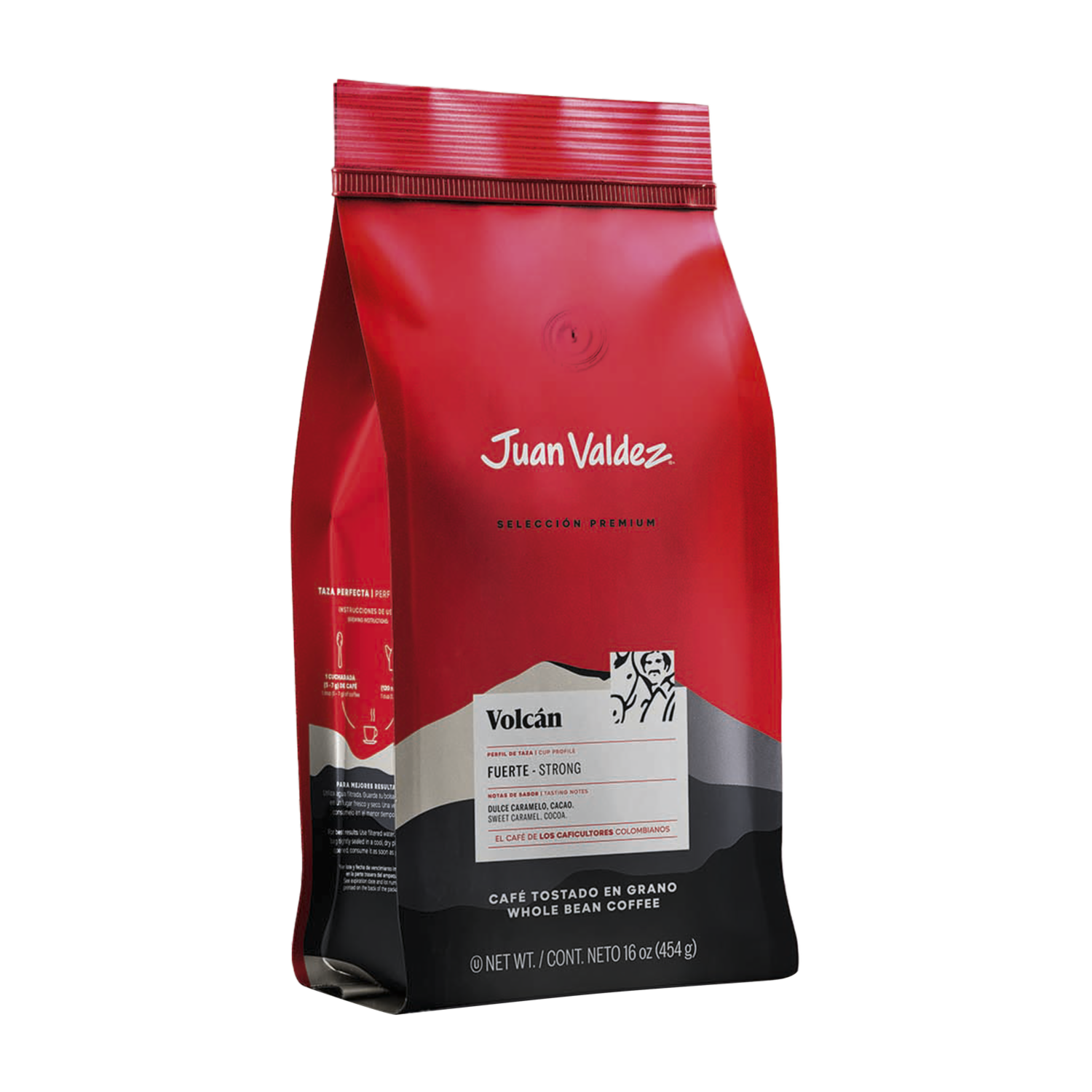 Café En Grano Volcán JUAN VALDEZ 454 G