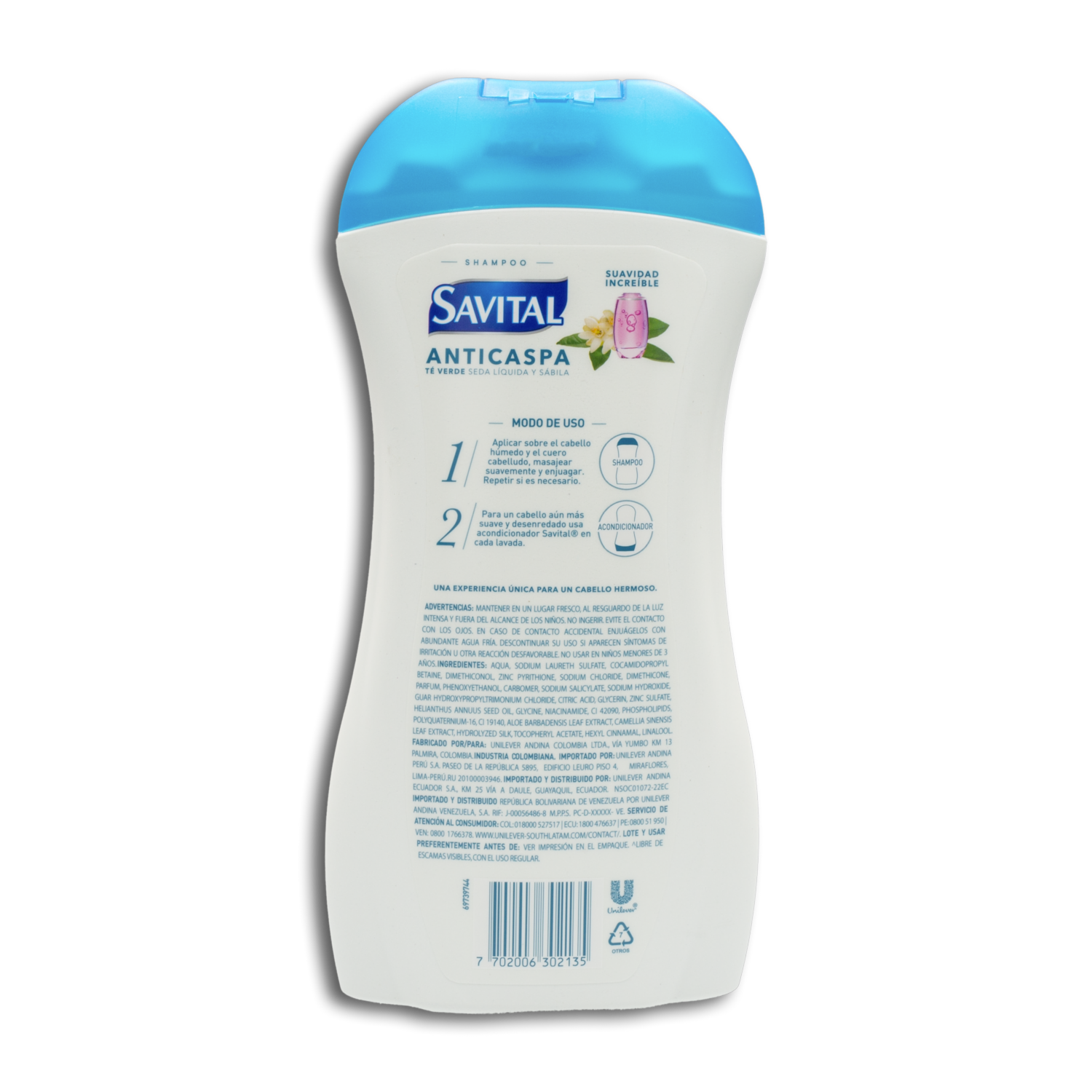 Shampoo De Cabello Anticaspa SAVITAL 510 Ml