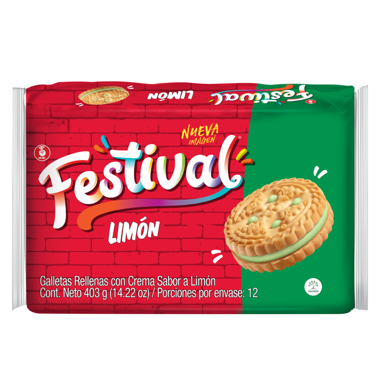 Galletas Dulces Sabor A Limón FESTIVAL Taco