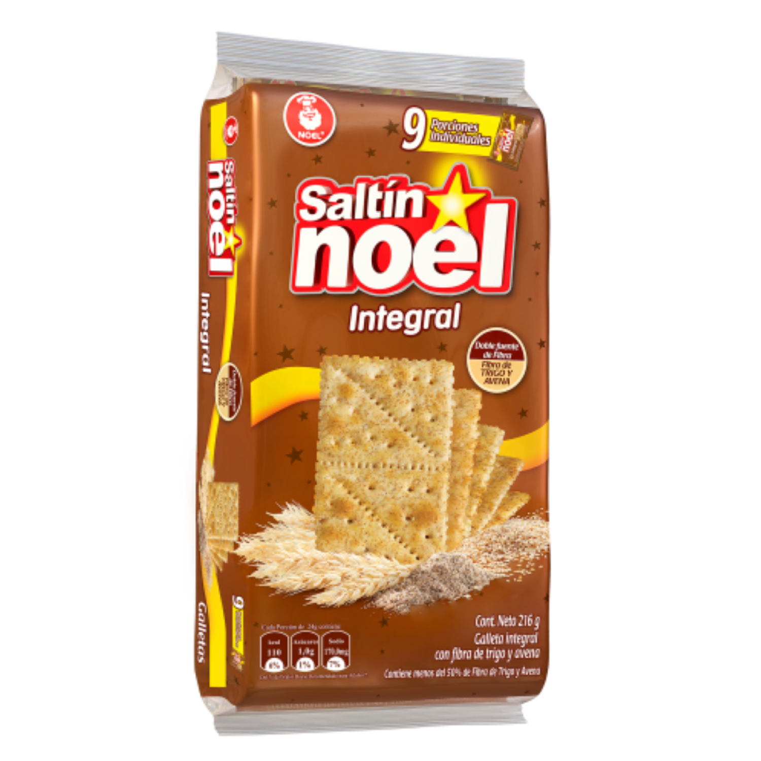 Galletas De Sal Integral Noel SALTÍN 216 G