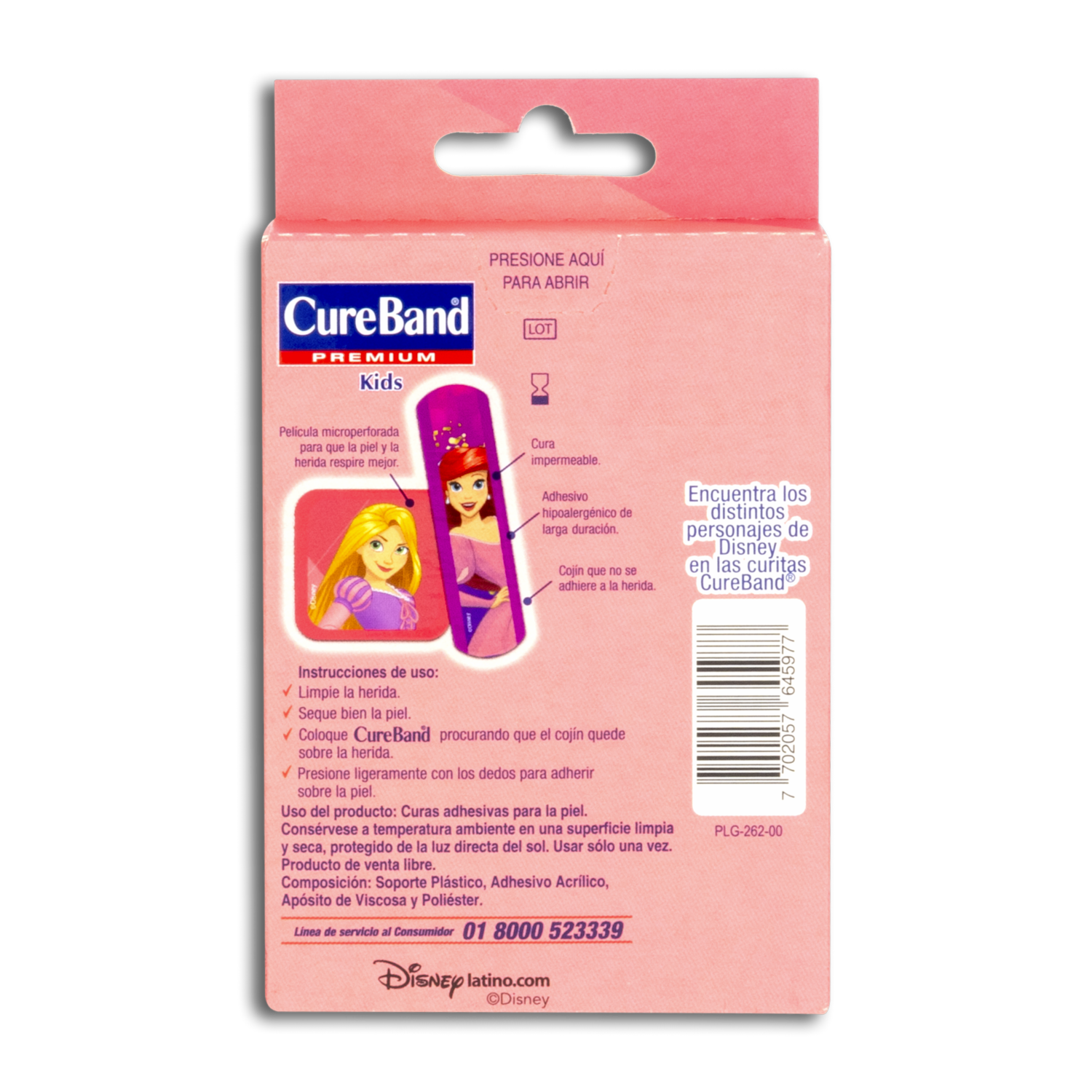 Curitas Para Niñas De Disney CUREBAND X 20 Uds