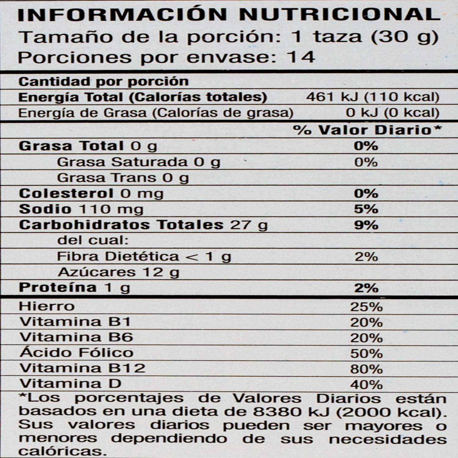 Cereal En Hojuelas Azucaradas ZUCARITAS 420 G