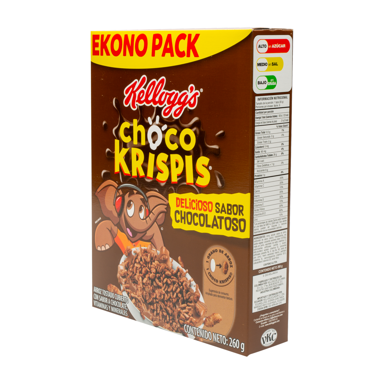 Cereal De Arroz Tostado Con Chocolate CHOCO KRISPIS 260 G