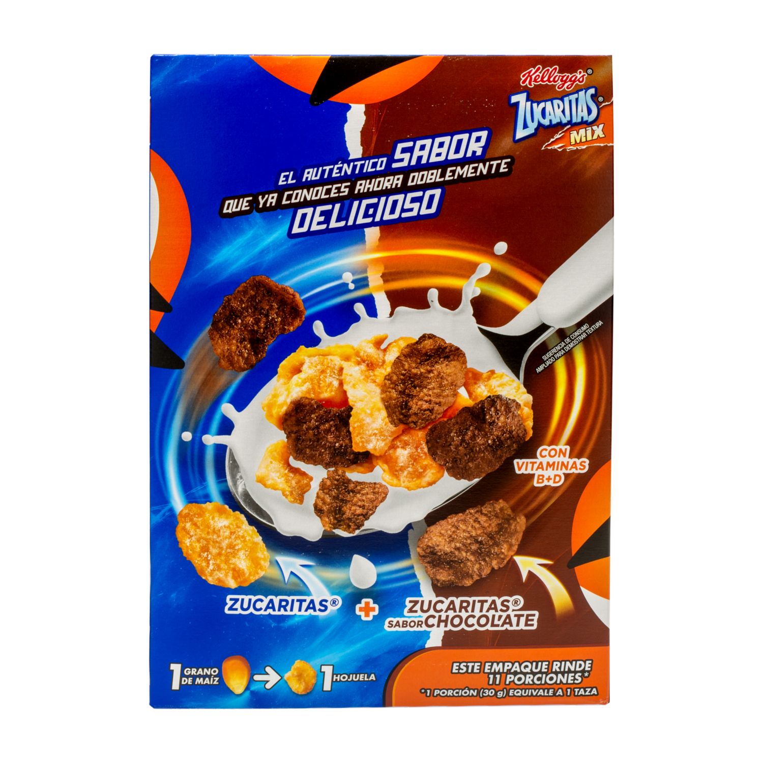 Cereal De Maíz Sabor Azúcar Y Chocolate ZUCARITAS 330 G