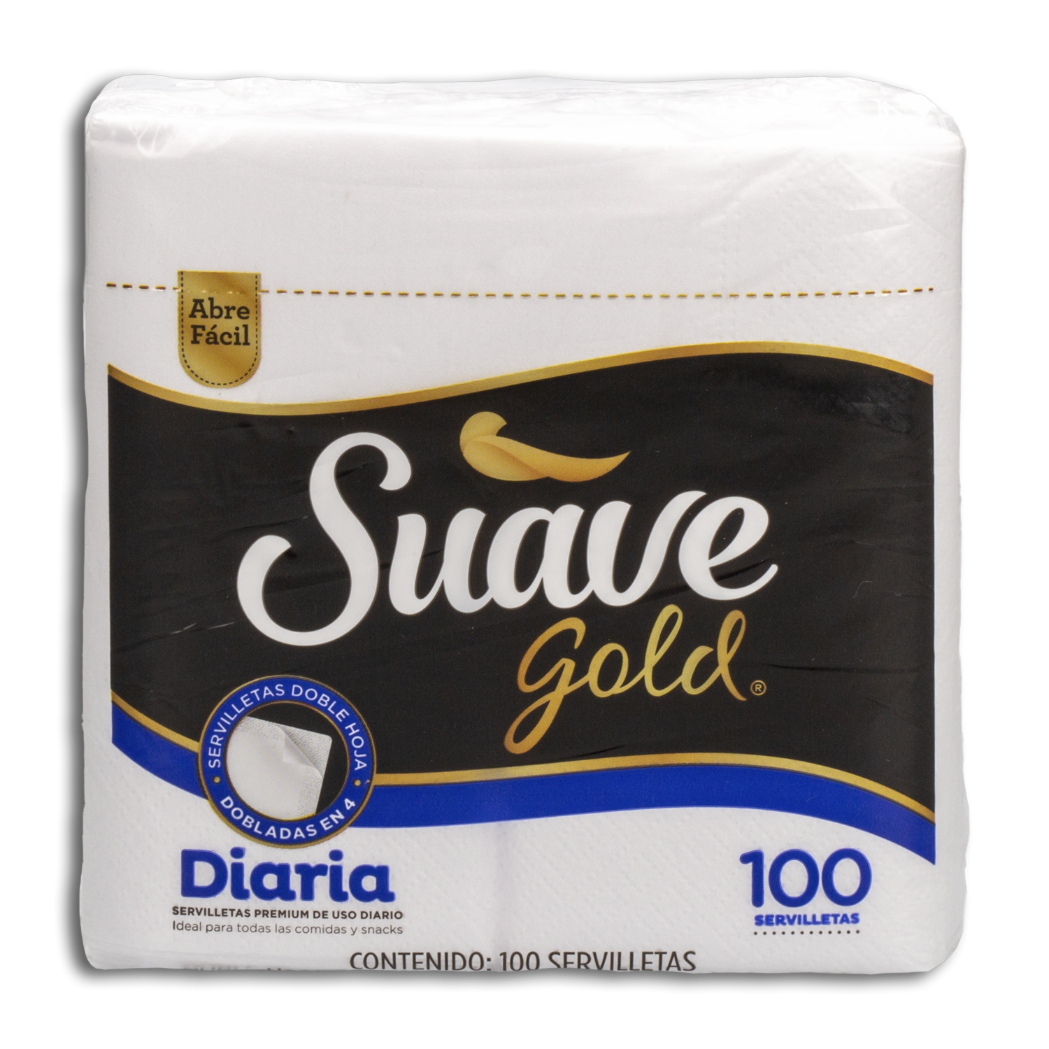 Servilletas Gold Diaria ROSAL X 100 Uds