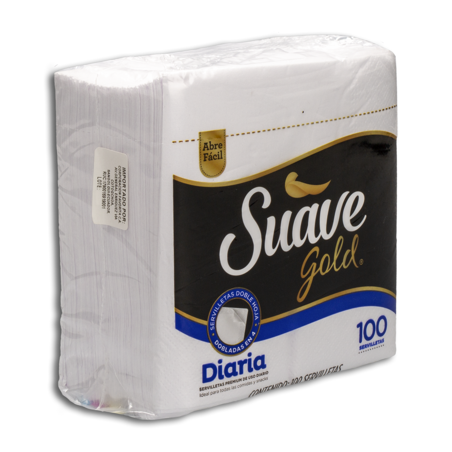 Servilletas Gold Diaria ROSAL X 100 Uds