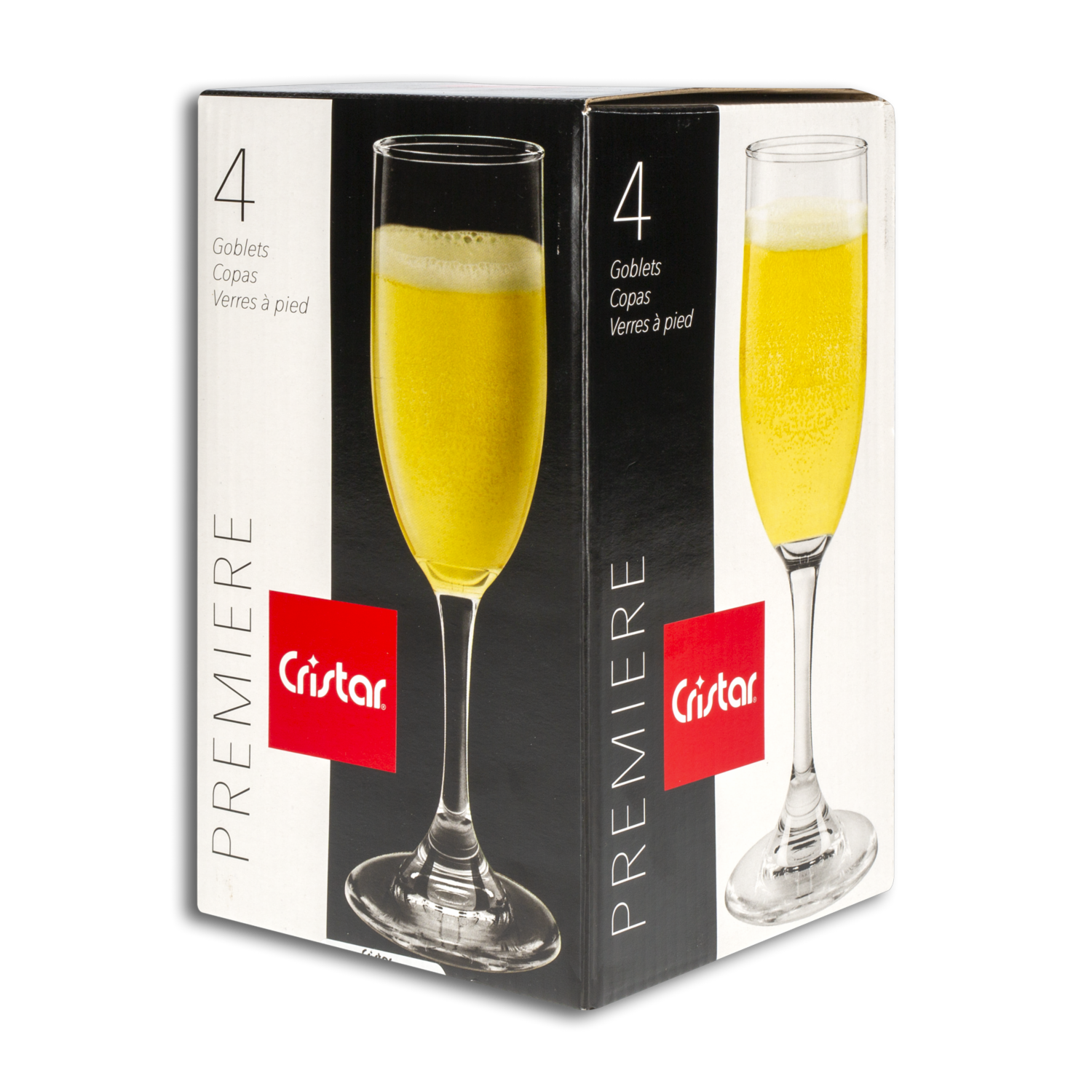 Set De Copas De Champagne Hemisphere Premiere CRISTAR Unidad