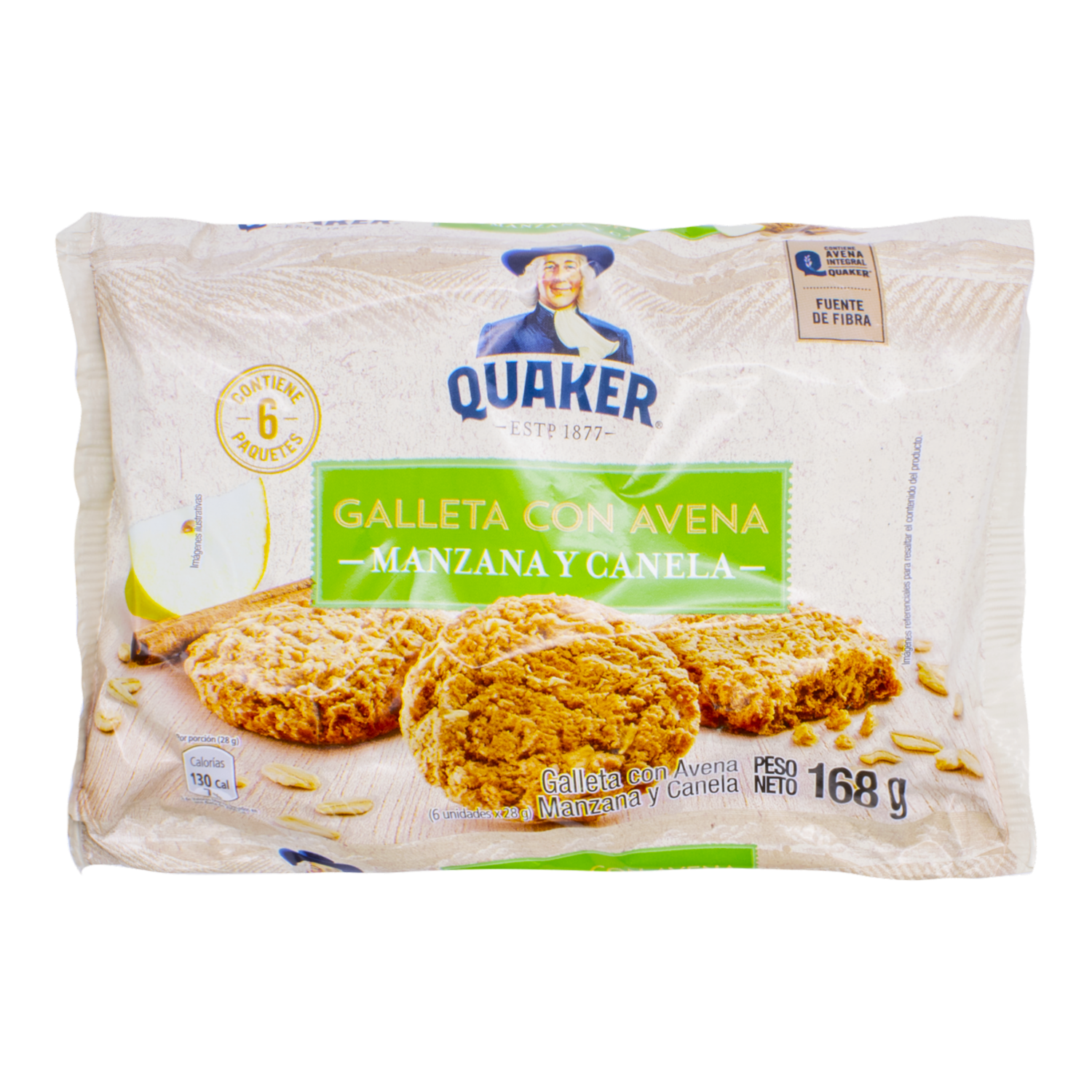 Galleta De Avena Manzana Y Canela QUAKER 168 G