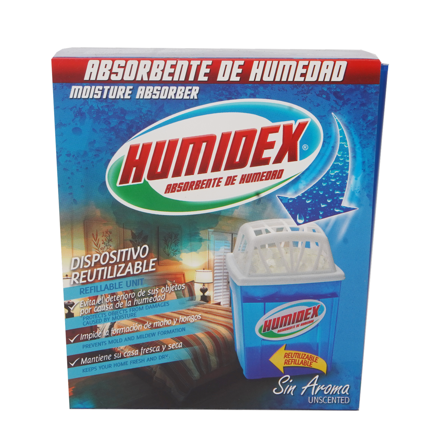 Desodorante Ambiental Absorbente De Humedad HUMIDEX 340 G
