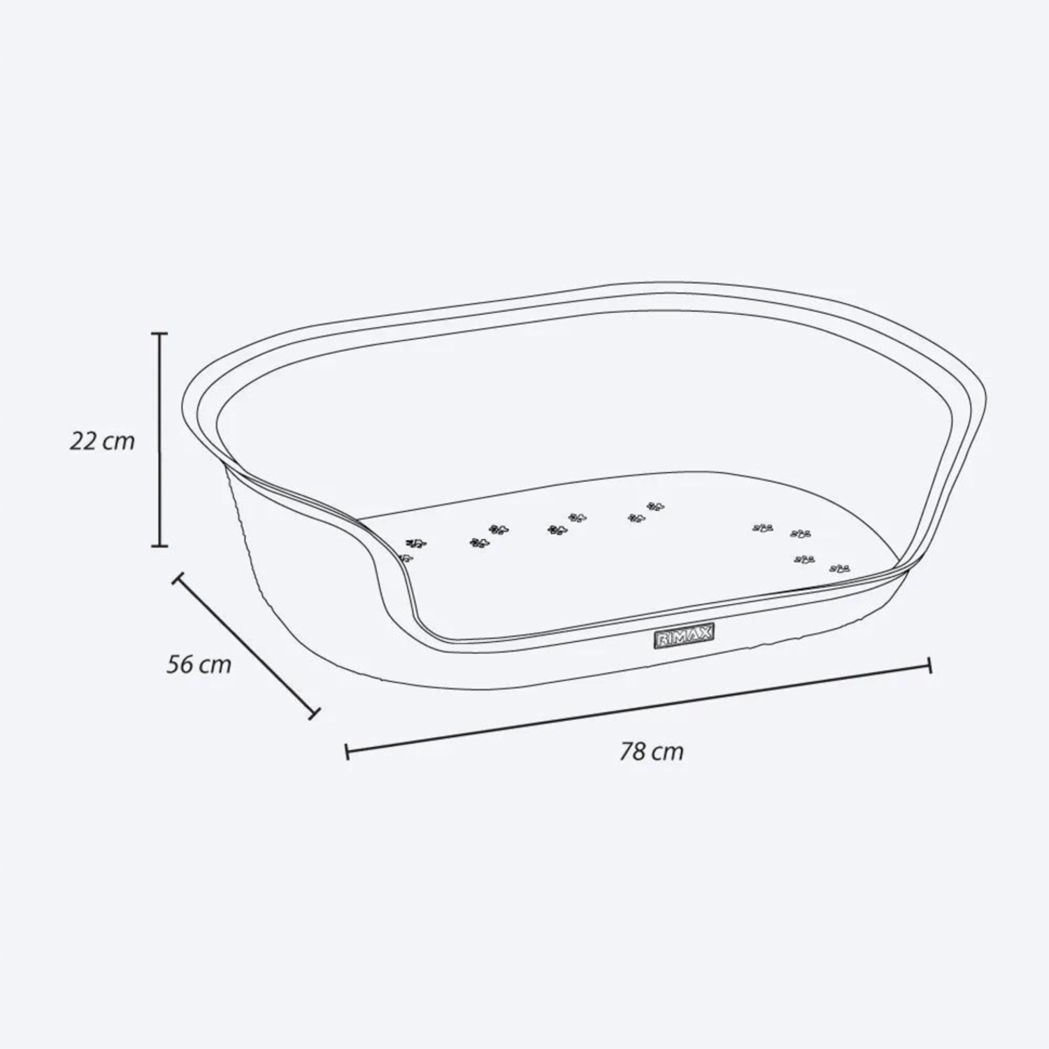 Cama Para Perro Diseño Mocca RIMAX Unidad