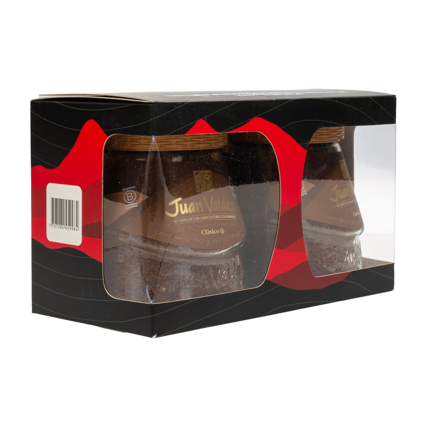 Café Instantáneo Liofilizado JUAN VALDEZ 2x380G