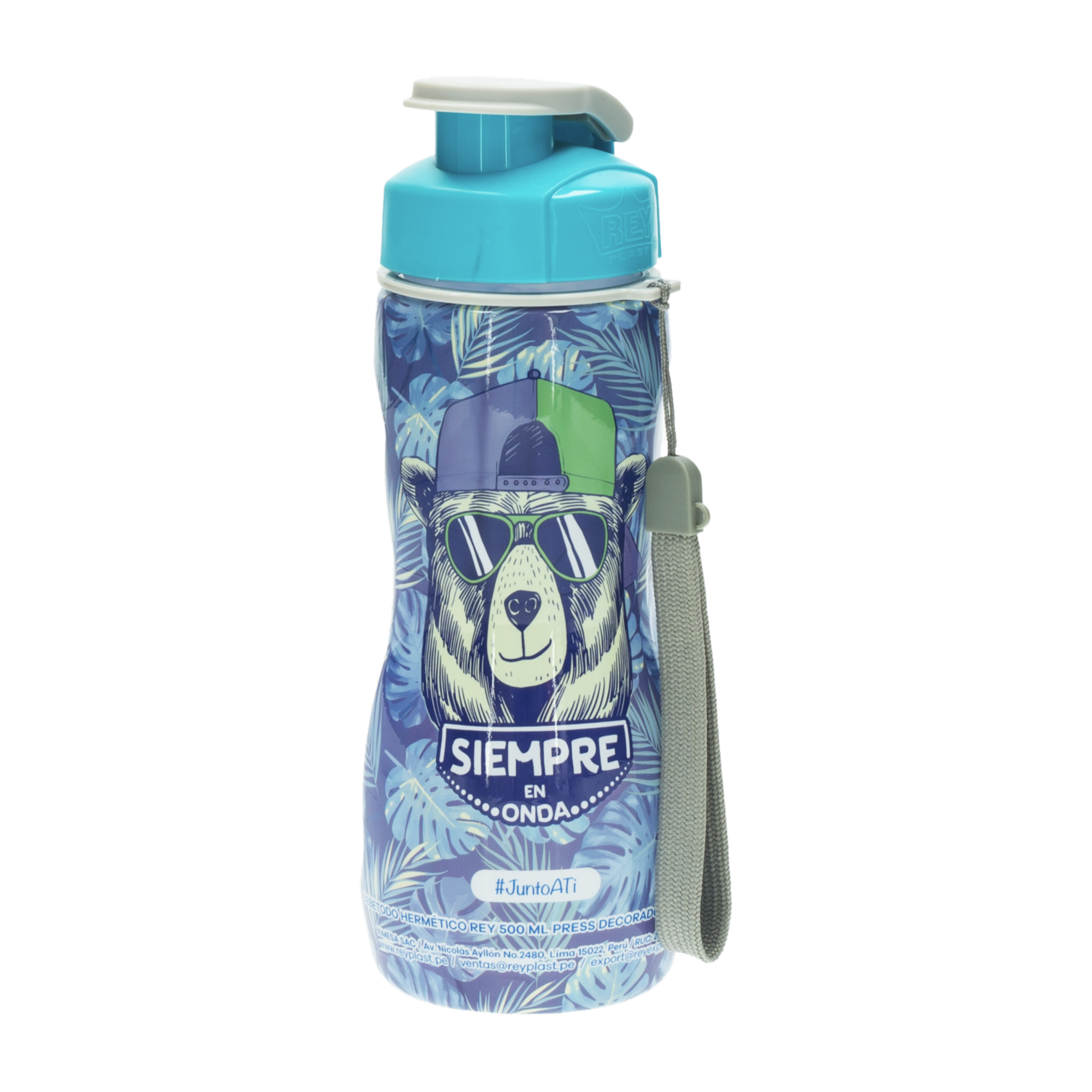 Tomatodo Hermético Press Diseño Masculino REY 500 Ml