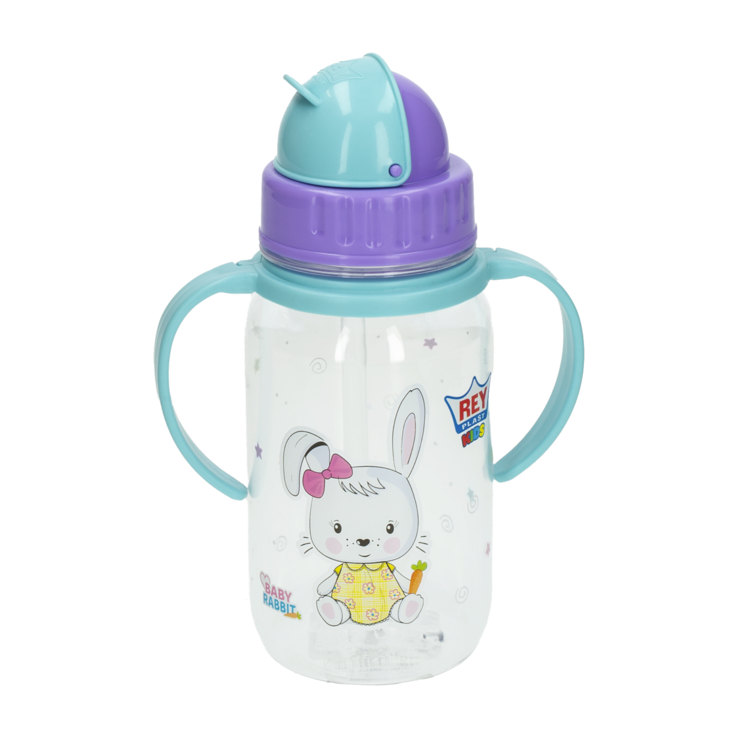 Tomatodo Bio Life Con Cobertor De Pitillo Y Asas Diseño Niña REY 430 Ml