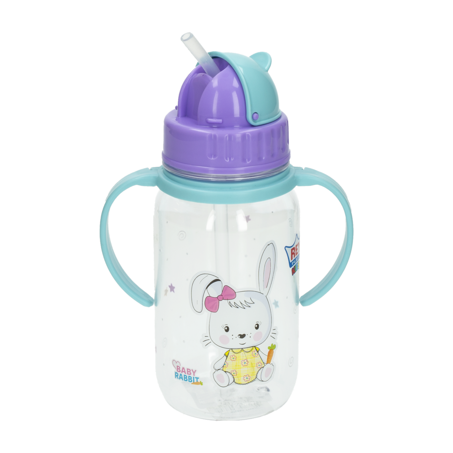 Tomatodo Bio Life Con Cobertor De Pitillo Y Asas Diseño Niña REY 430 Ml