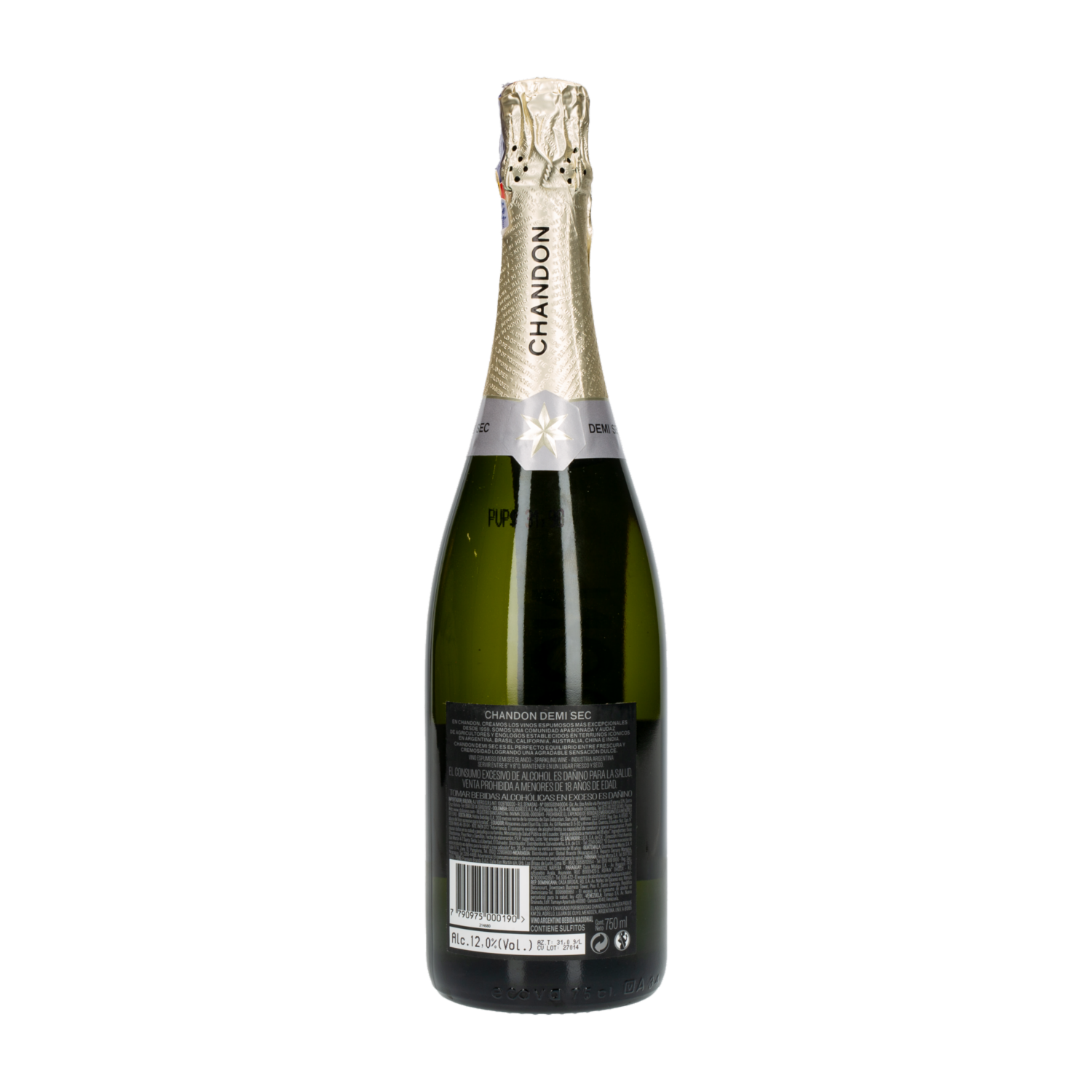 Espumante Argentino Demi Sec CHANDON 750 Ml