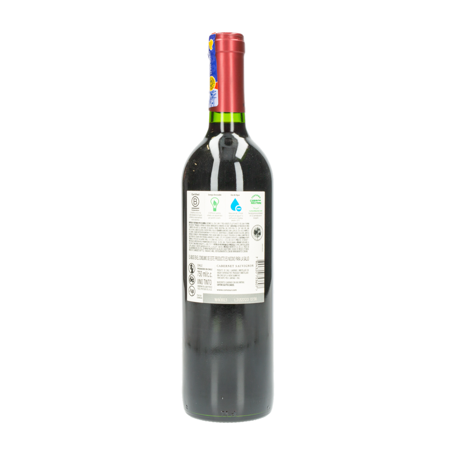 Vino Caber-Sauvignon CONO SUR 750 Ml