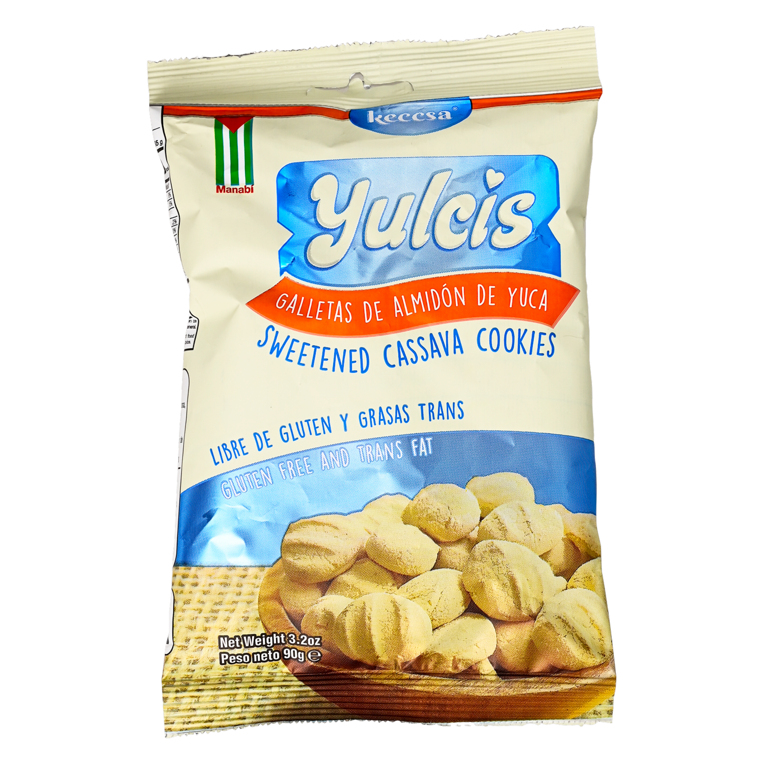 Galletas De Sal De Almidón De Yuca Sin Gluten D´KECCSA 90g