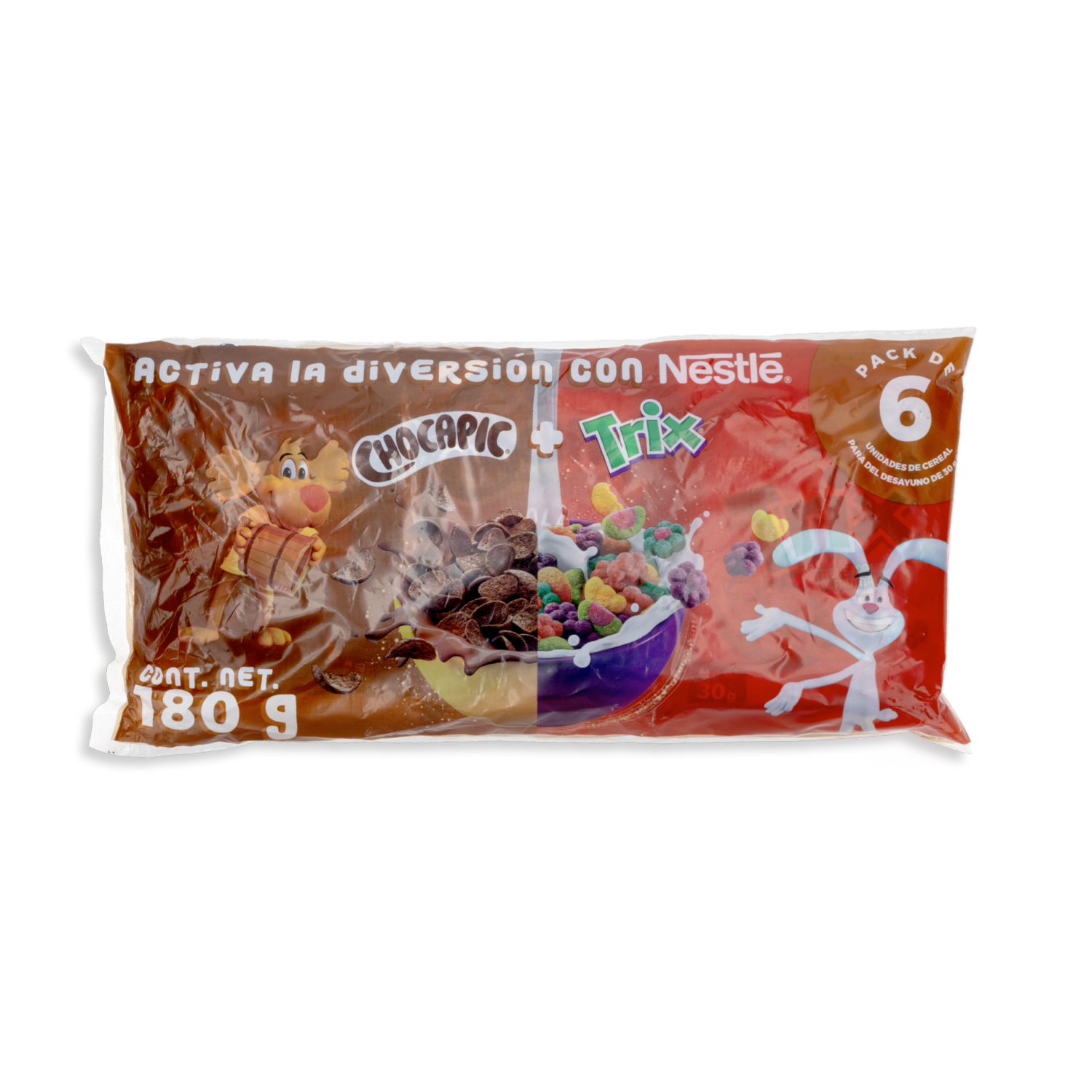 Cereal En Hojuelas Chocapic+Trix CHOCAPIC 180 G
