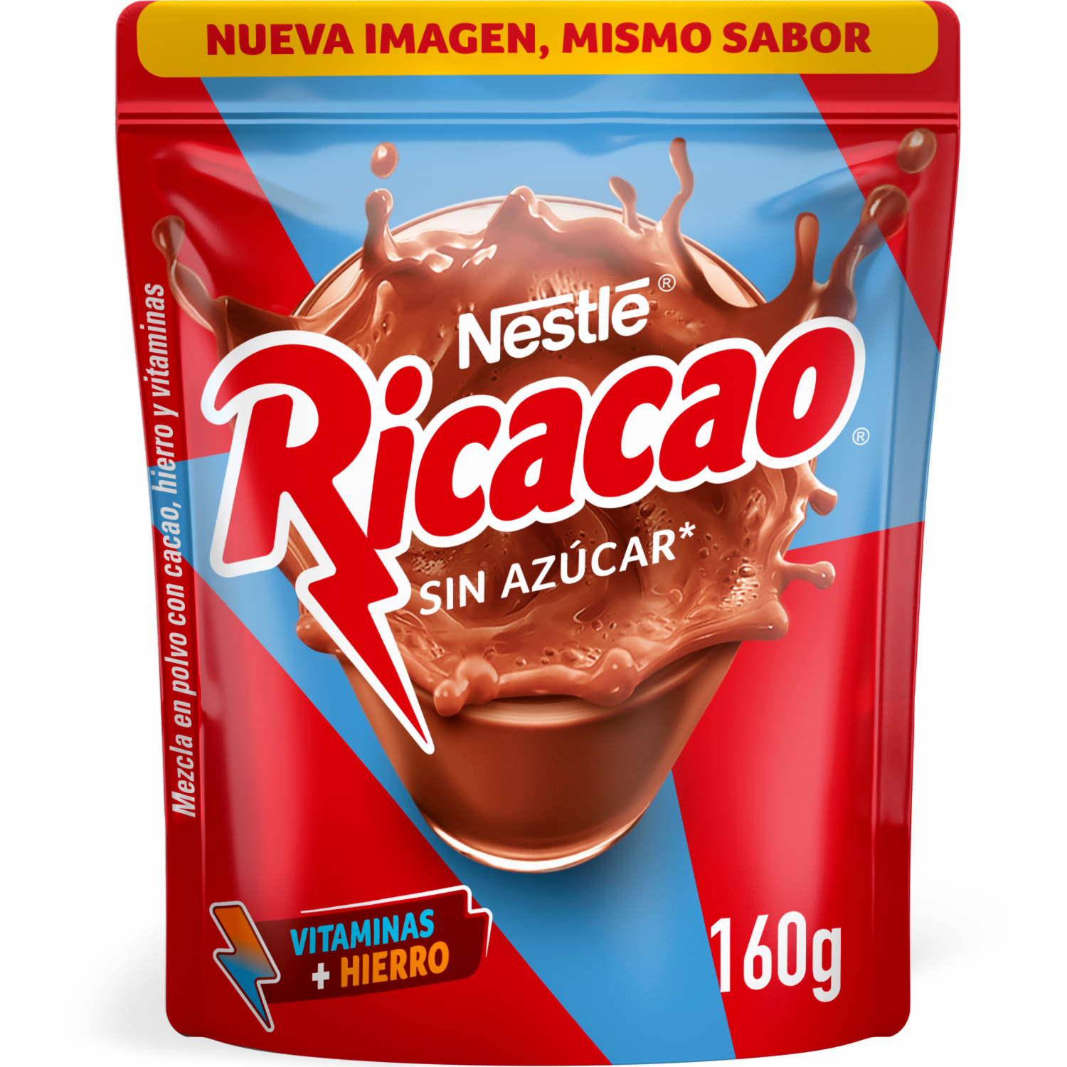 Cacao En Polvo Sin Azúcar RICACAO 160 G