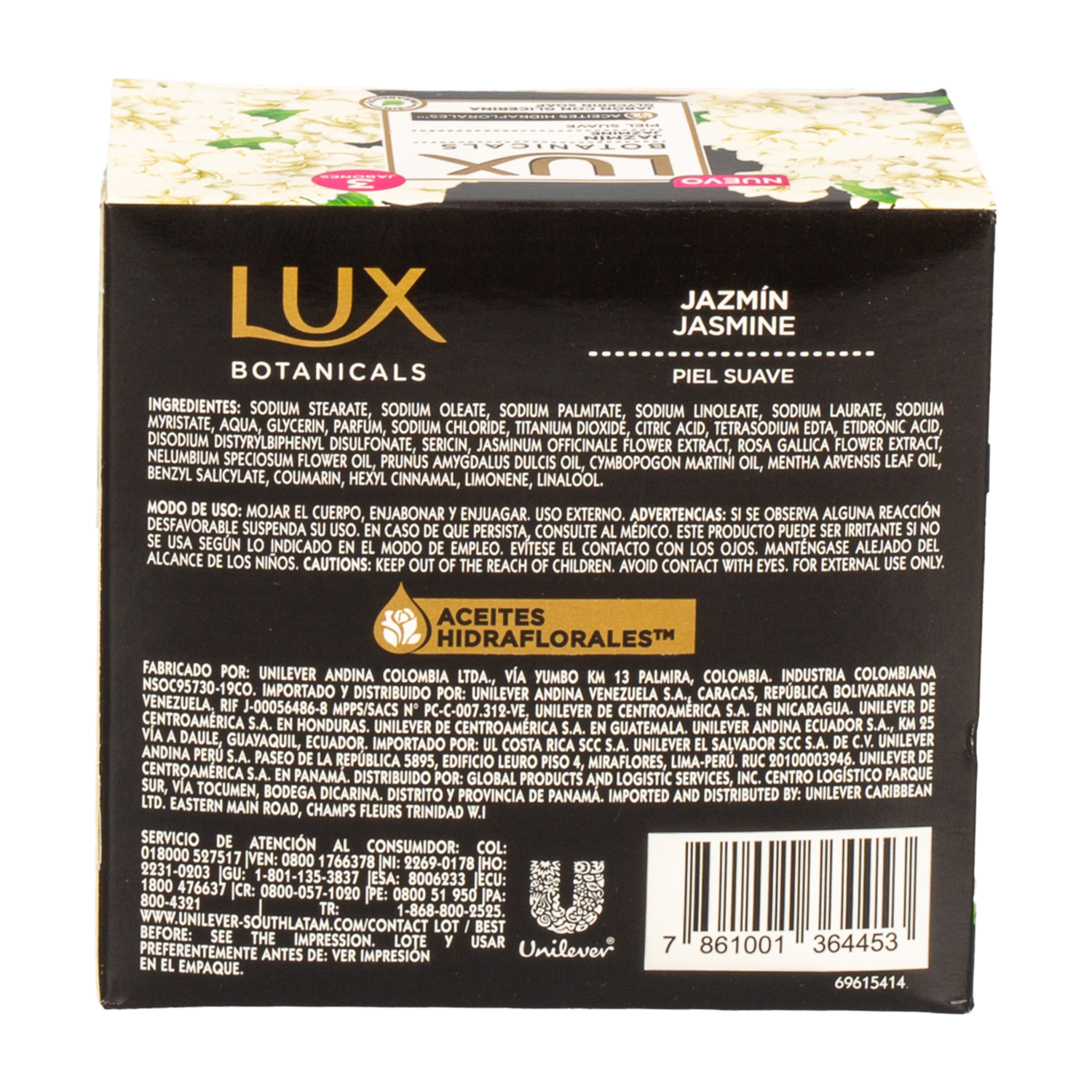Jabón En Barra Fragancia Jazmín LUX 3x100G