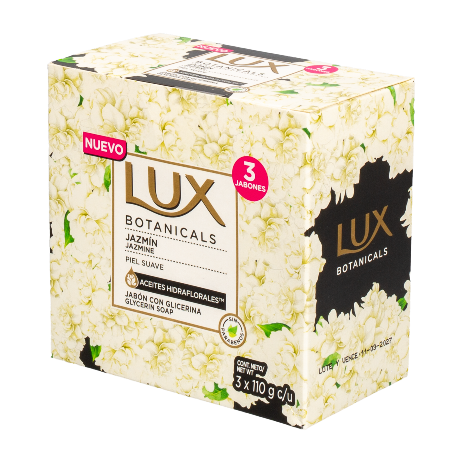 Jabón En Barra Fragancia Jazmín LUX 3x100G