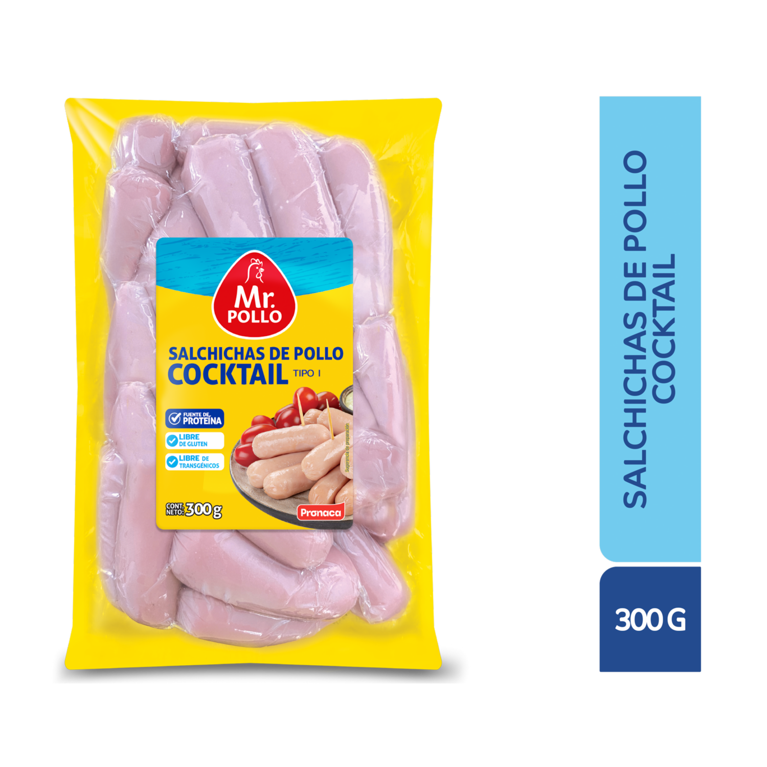 Salchicha Cocktail MR. POLLO 300 G