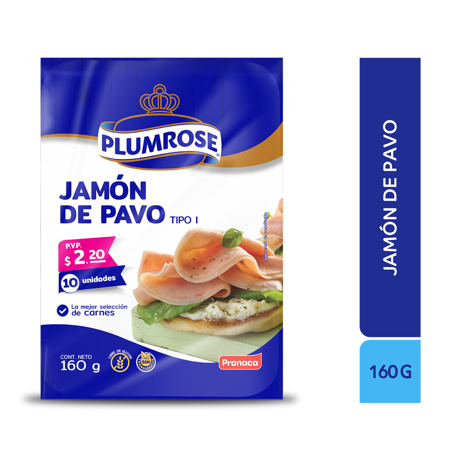 Jamón De Pavo Tipo I PLUMROSE 100 G
