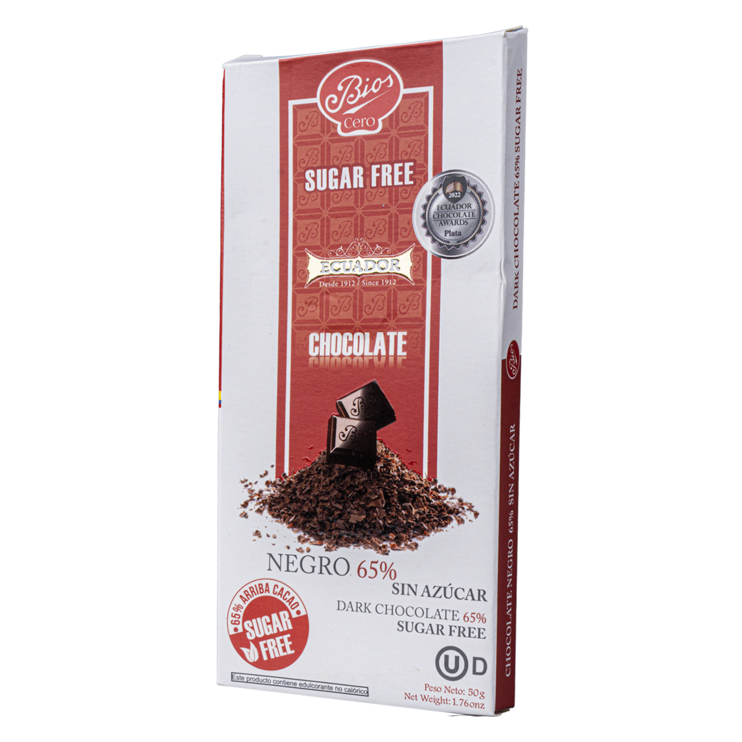 Chocolate Negro Sin Azúcar BIOS 50  G