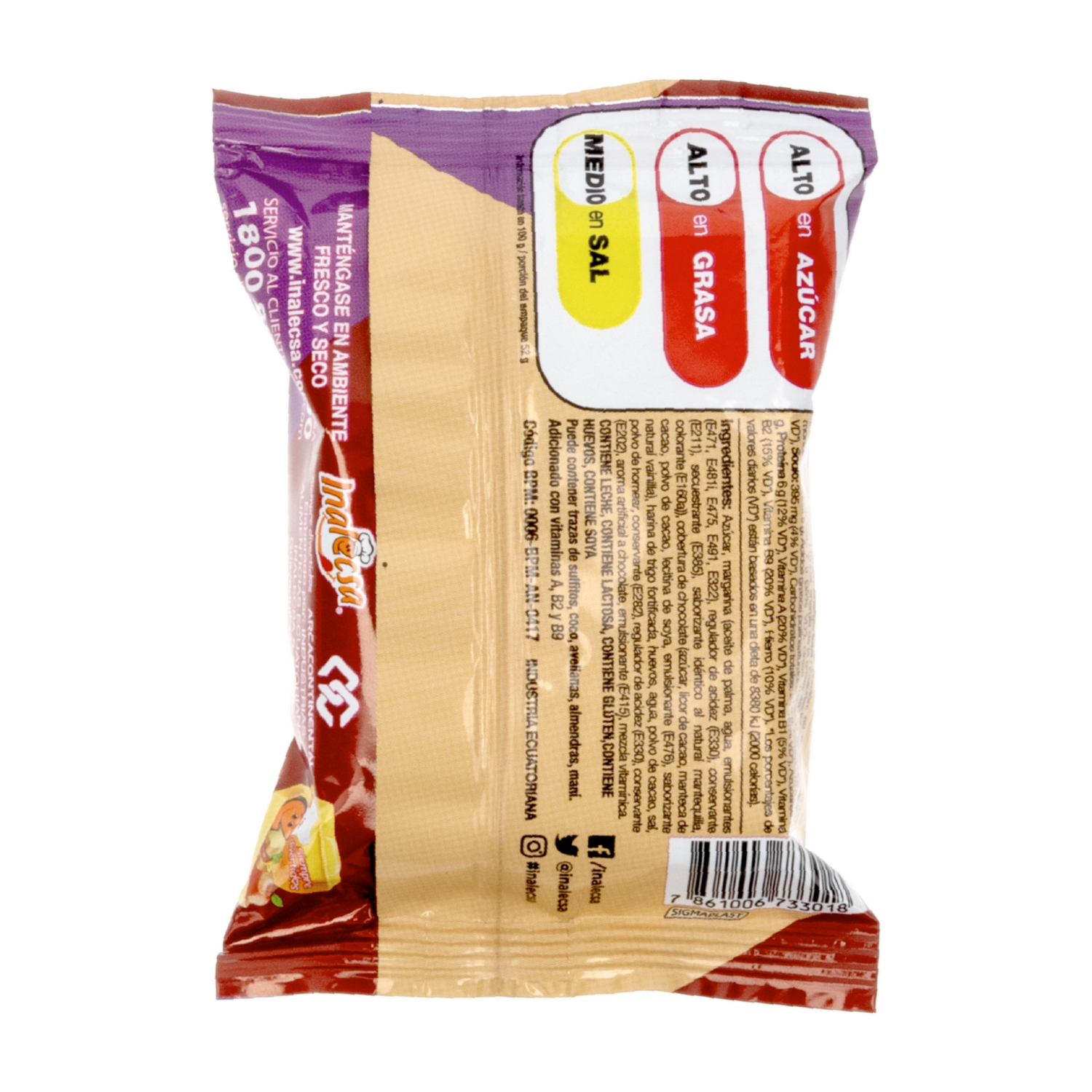 Inabrownie Chocolate INALECSA 52 G