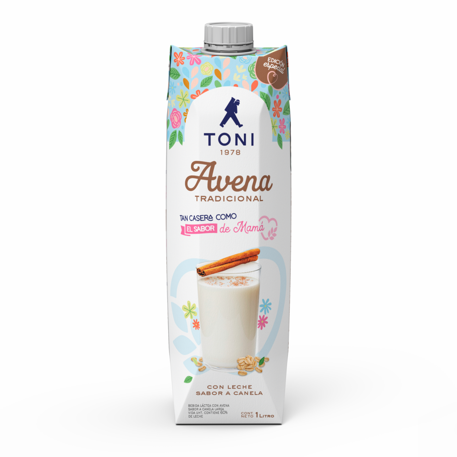 Bebida De Avena Sabor Canela TONI 1000 Ml