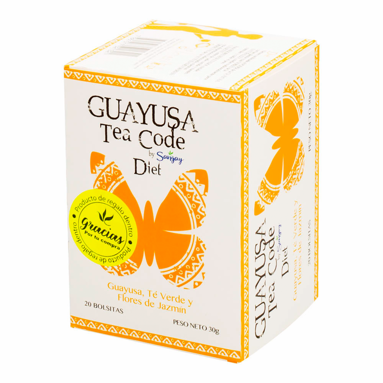 Té De Guayusa Dietético Con Flores De Jazmín GUAYUSA TEA CODE 30 G