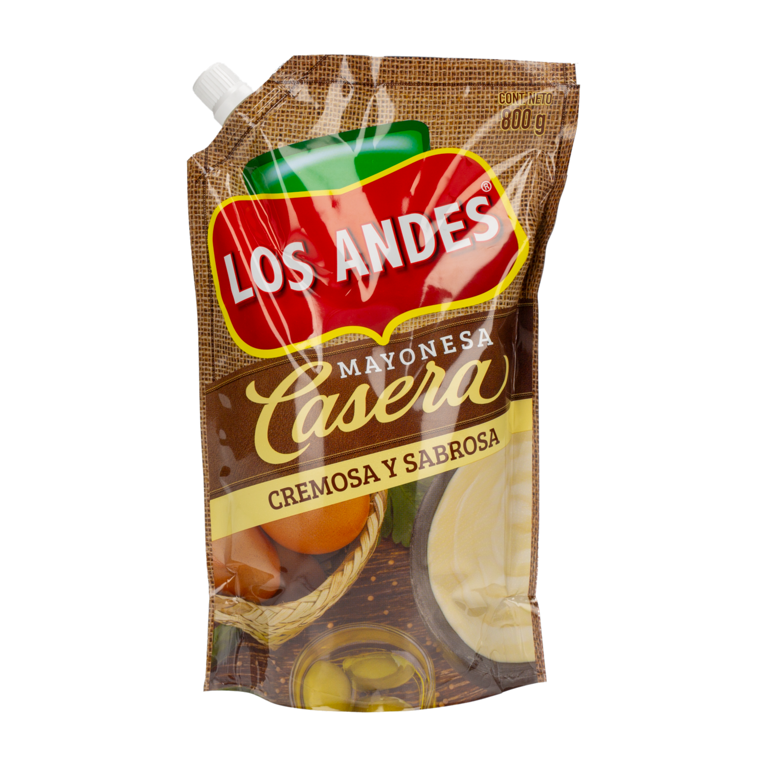 Mayonesa Casera LOS ANDES 800 G