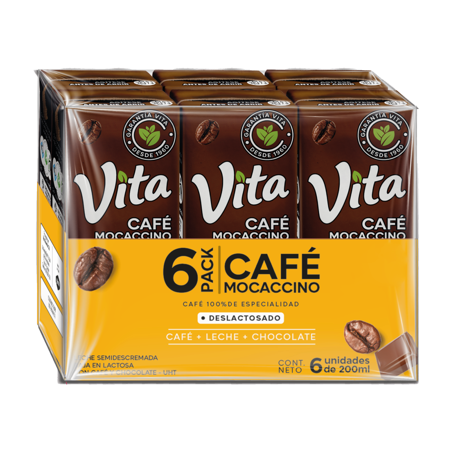 Bebida De Café Mocaccino Deslactosado VITA 1200 G