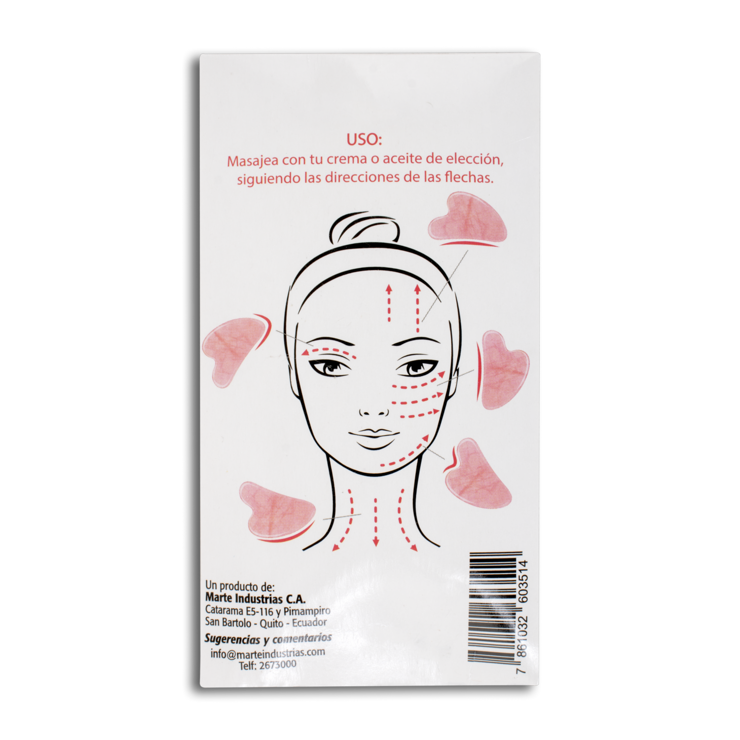 Masajeador Facial Gua Sha LUSTRE Unidad