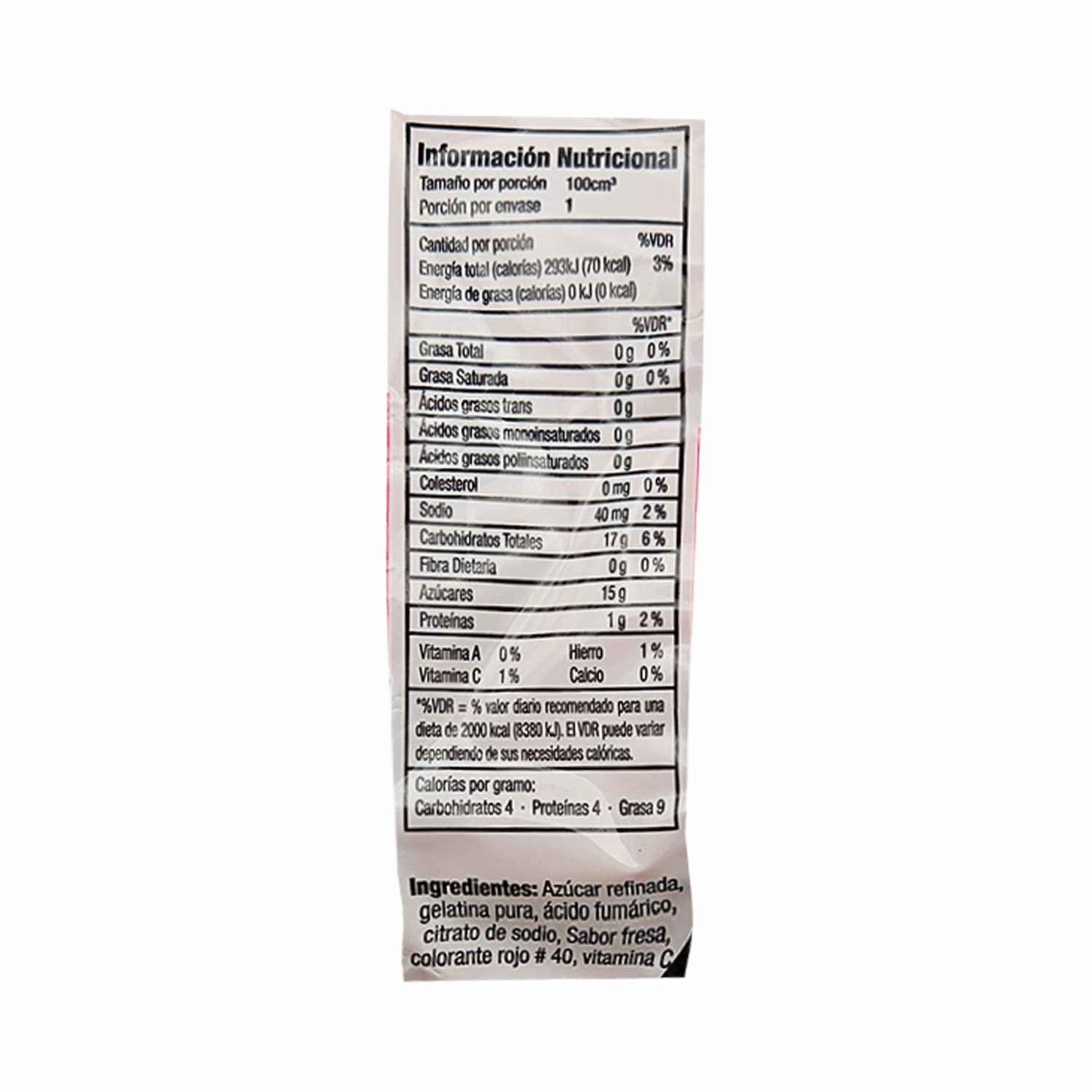 Gelatina En Polvo Sabor A Fresa Y Frambuesa SMART SELECTION 2 X 500 G