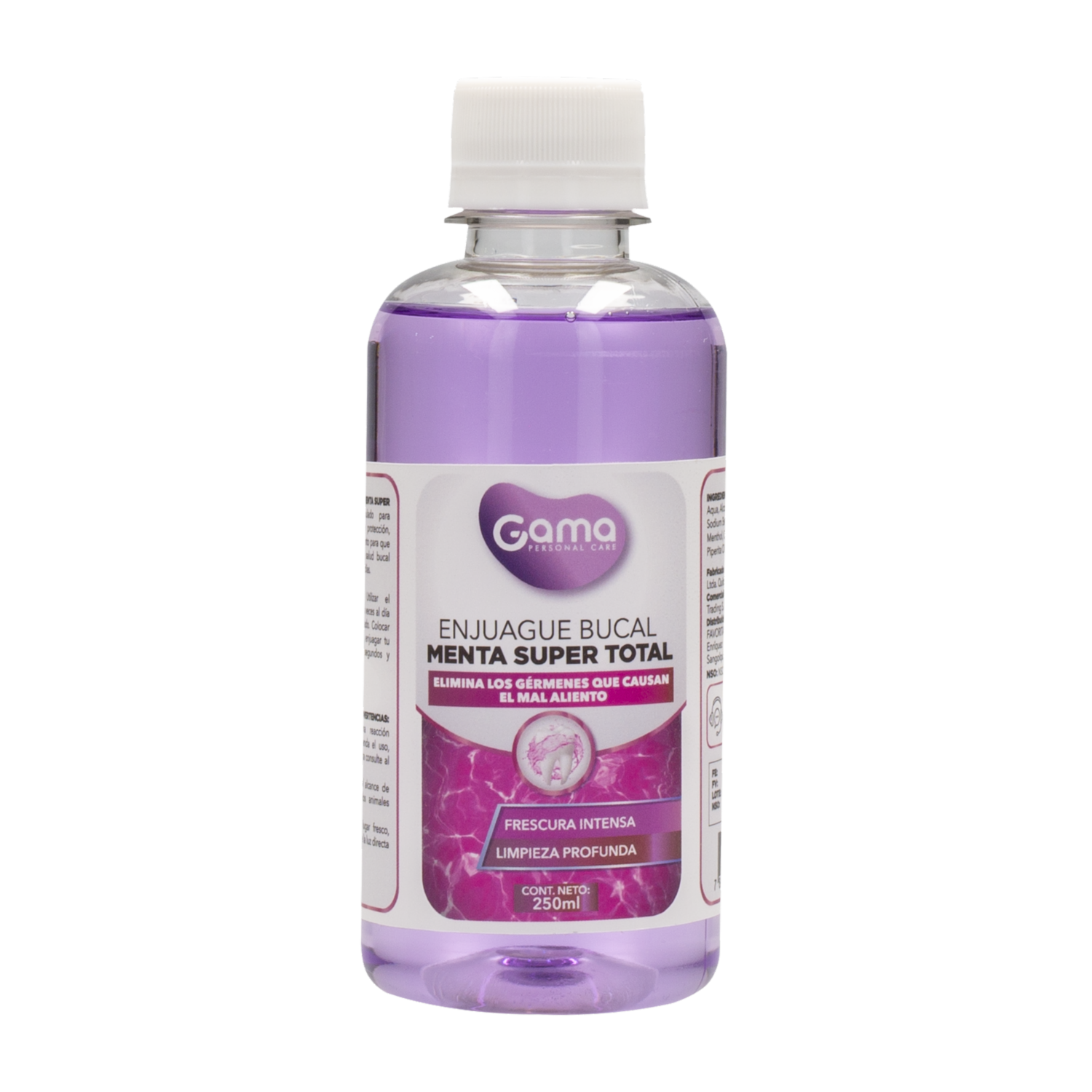 Enjuague  Bucal Sabor Menta Super Total GAMA 250 Ml