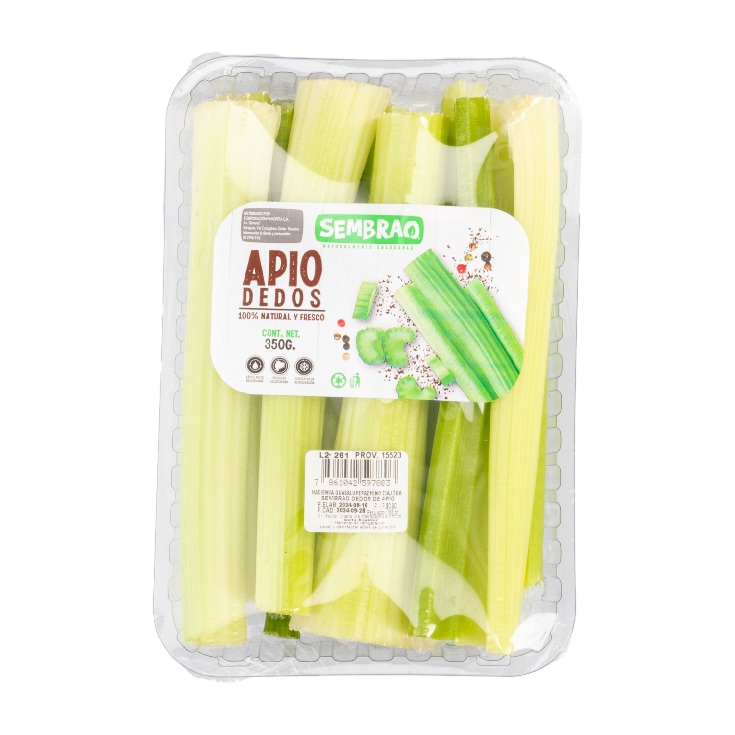 Dedos De Apio Fresco SEMBRAO 350 G