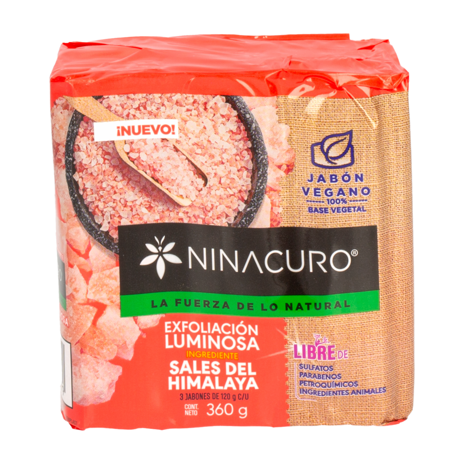 Jabón En Barra Sales Himalaya NINACURO 360 G