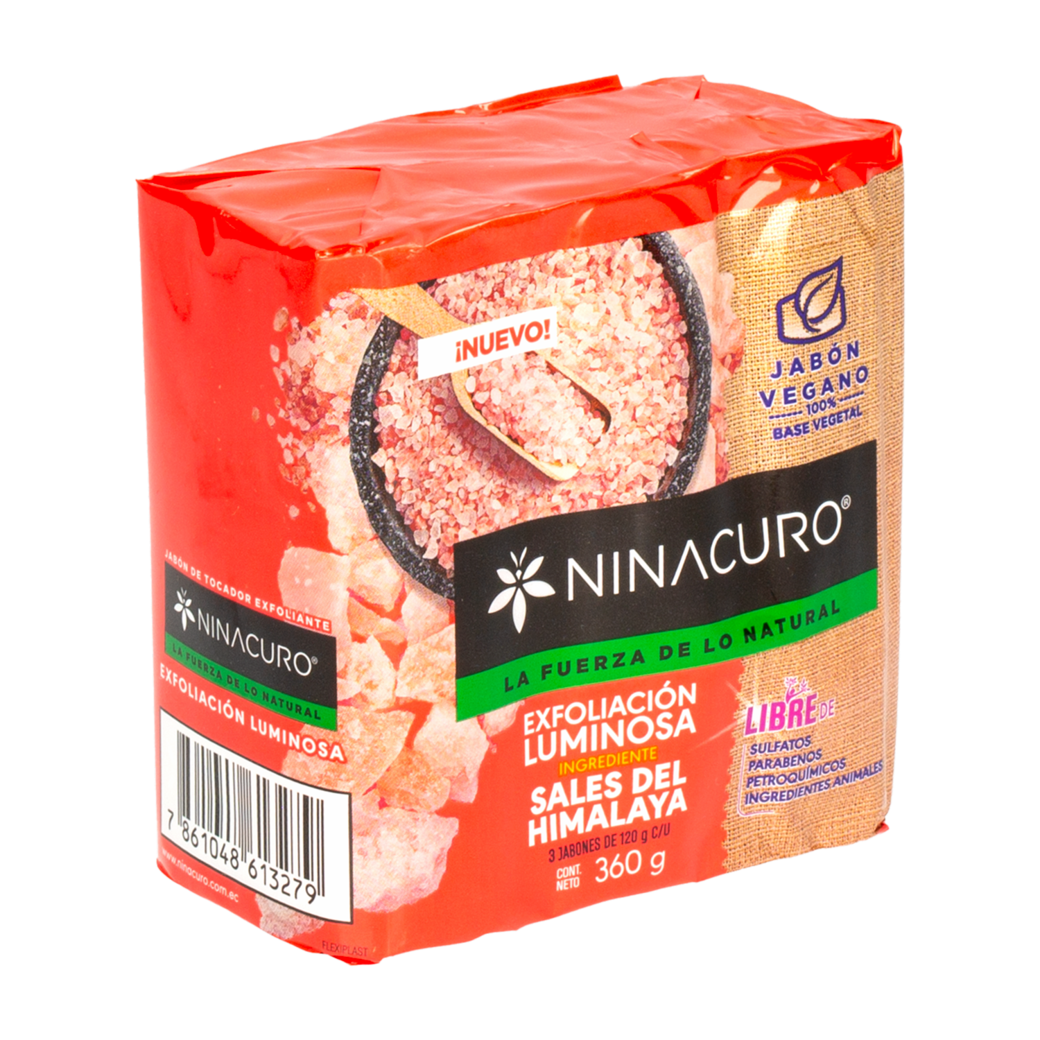 Jabón En Barra Sales Himalaya NINACURO 360 G