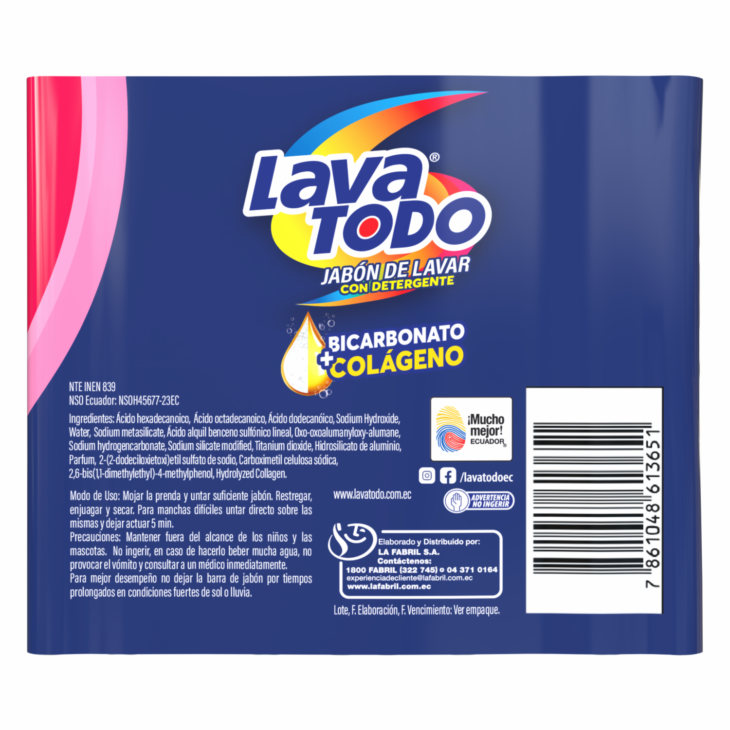 Jabón De Ropa Floral Bipack LAVATODO 2 X 230 G