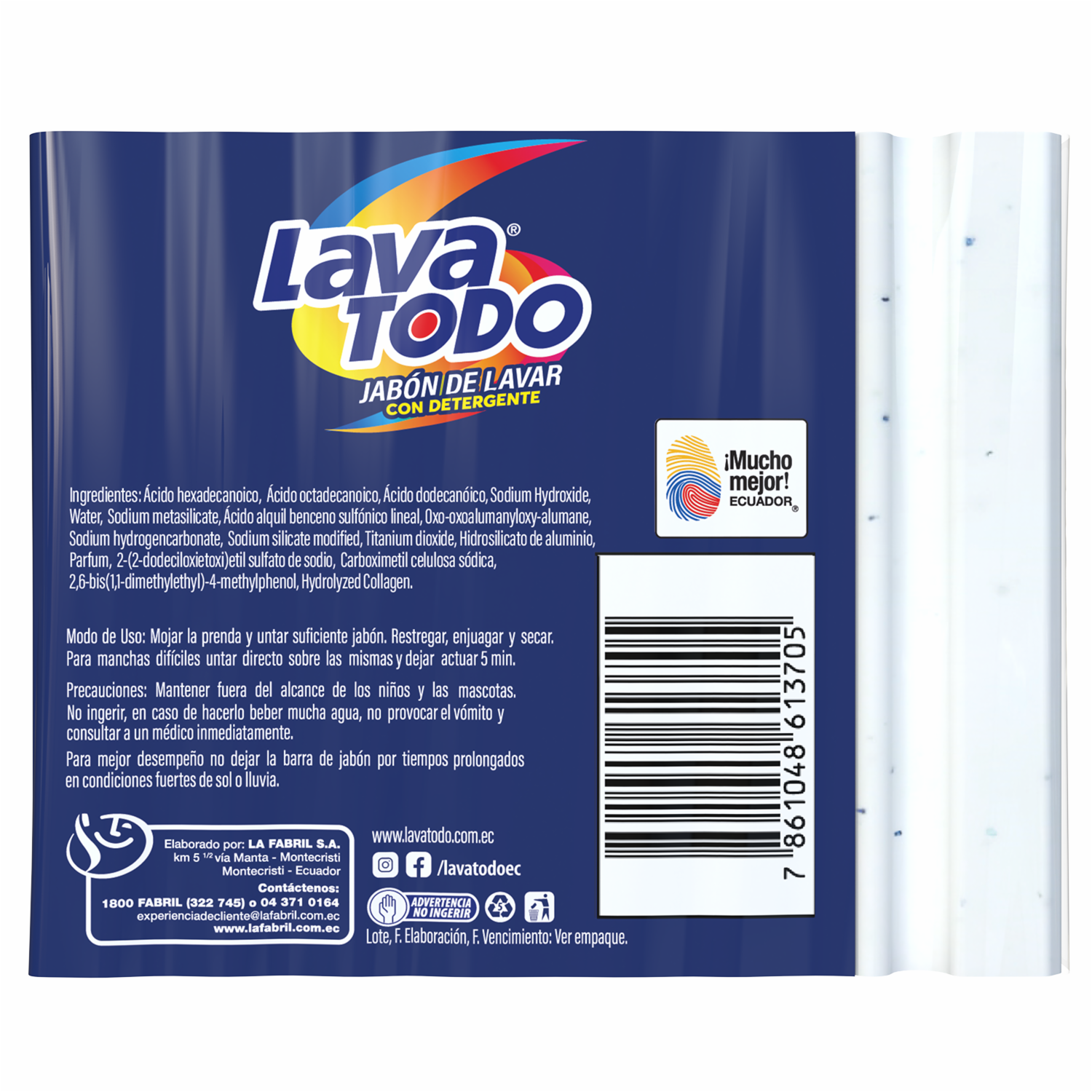 Jabón De Ropa Floral 4Pack LAVATODO 4 X 230 G