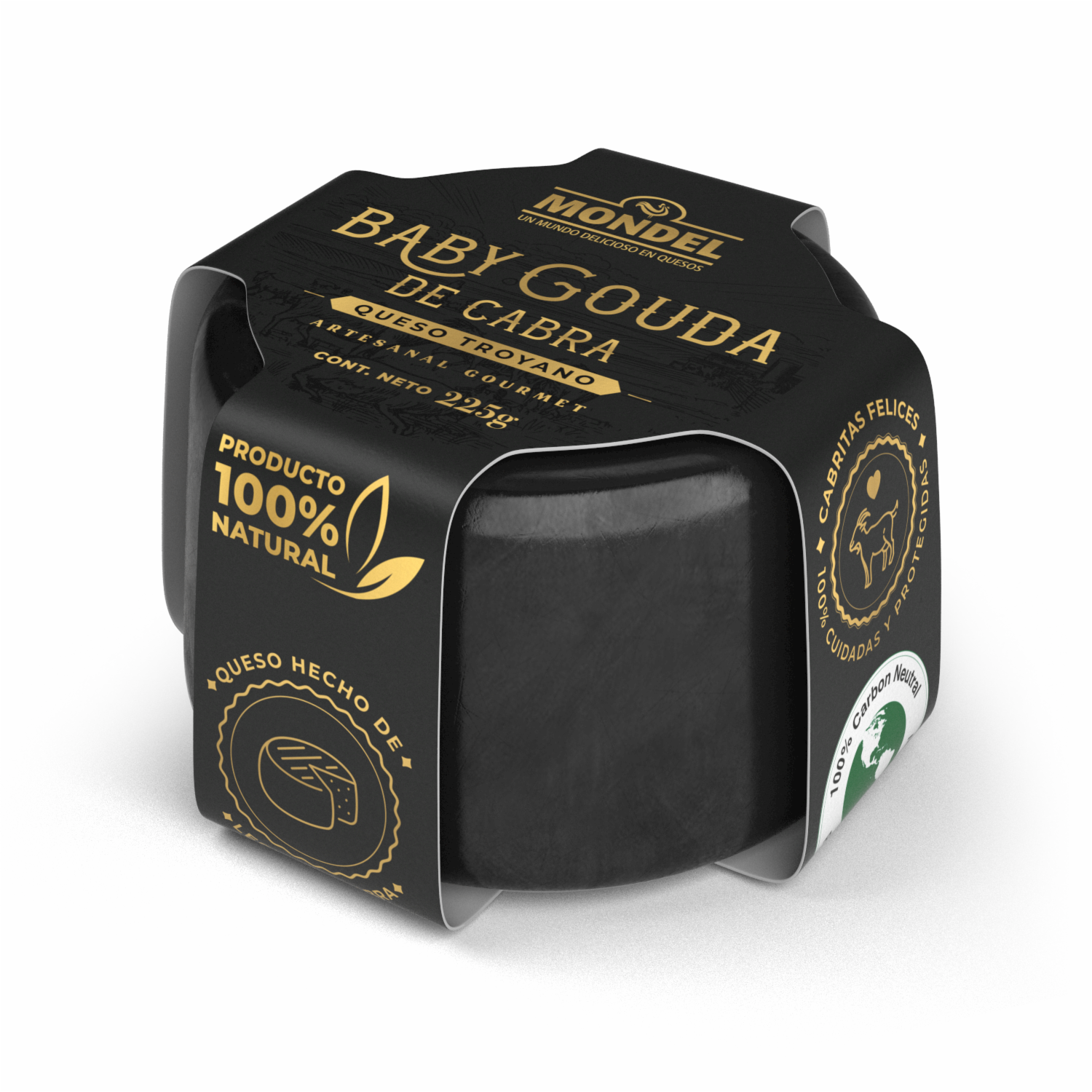 Queso Troyano Baby Gouda De Cabra MONDEL 225 G